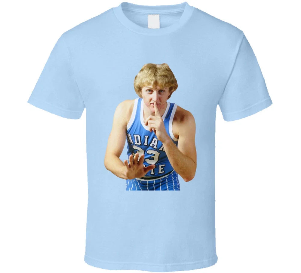 Larry Bird Retro 1977 Indiana State Boston Basketball Fan T Shirt Unisex T-shirt, Sweatshirt, Hoodie, Long Sleeve Tee - T-Shirt, Sweatshirt, Hoodie