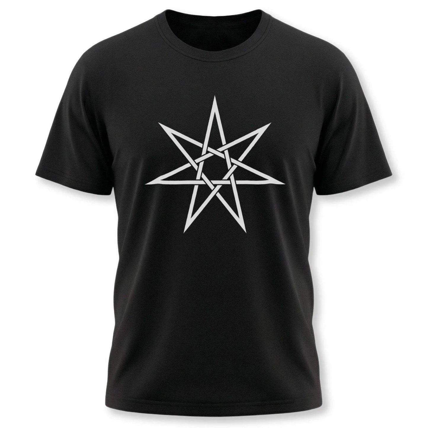 7-Pointed Star Heptagram T-Shirt | Mystical Streetwear Unisex Graphic Tee Unisex T-shirt, Sweatshirt, Hoodie, Long Sleeve Tee - T-Shirt, Sweatshirt, Hoodie