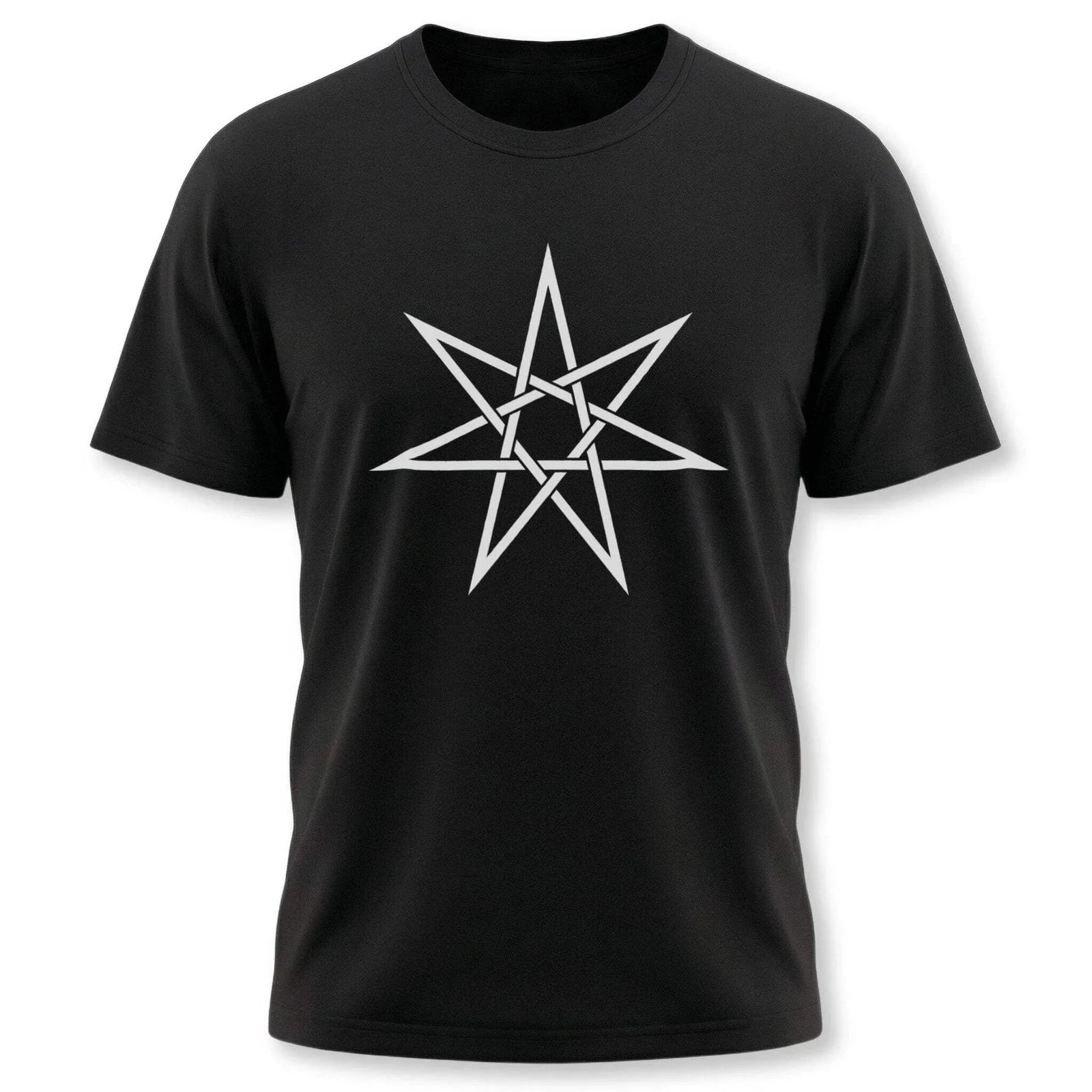 7-Pointed Star Heptagram T-Shirt | Mystical Streetwear Unisex Graphic Tee Unisex T-shirt, Sweatshirt, Hoodie, Long Sleeve Tee - T-Shirt, Sweatshirt, Hoodie