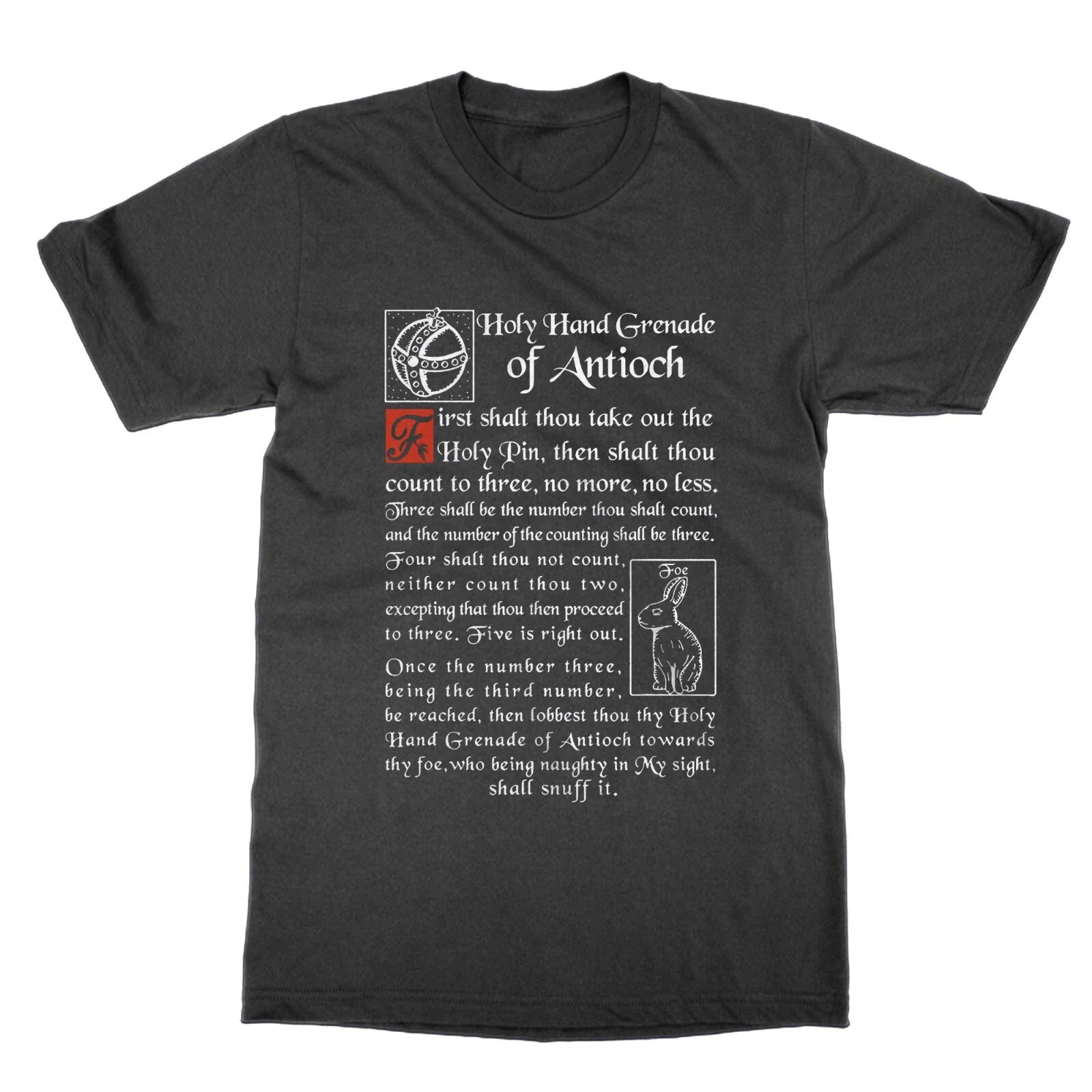 Holy Hand Grenade of Antioch t-shirt funny nerd top Unisex T-shirt, Sweatshirt, Hoodie, Long Sleeve Tee - T-Shirt, Sweatshirt, Hoodie