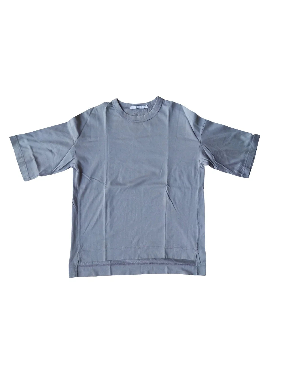 Uniqlo +J Jil Sander Oversized Crew Neck T-Shirt Grey Unisex T-shirt, Sweatshirt, Hoodie, Long Sleeve Tee - T-Shirt, Sweatshirt, Hoodie