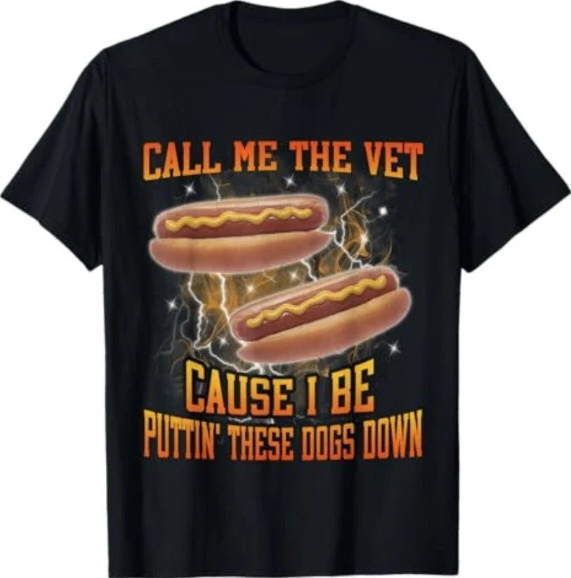 Call Me The Vet Cause I Be Funny Hard Hot Dog Meme Bootleg T-Shirt Unisex T-shirt, Sweatshirt, Hoodie, Long Sleeve Tee - T-Shirt, Sweatshirt, Hoodie