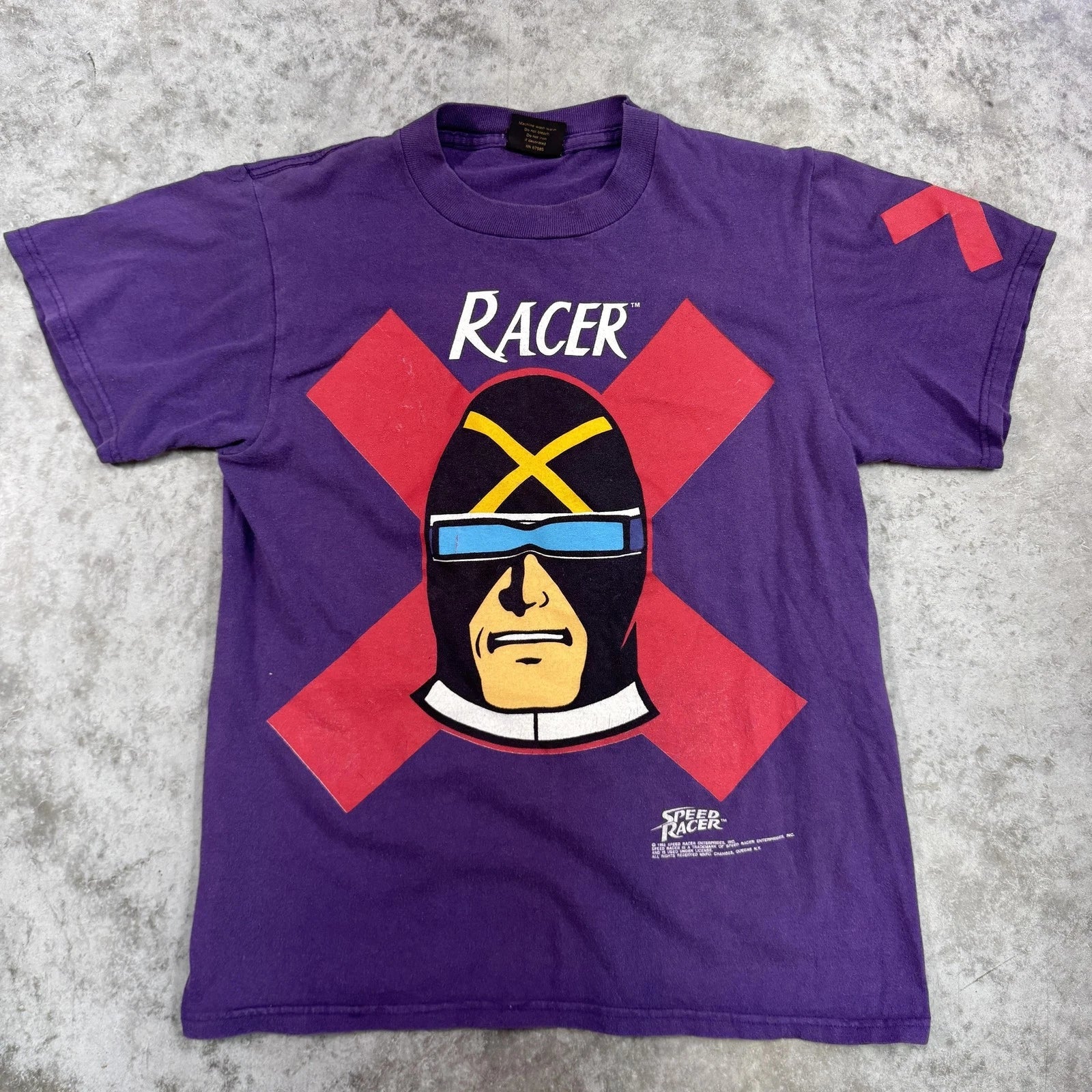 Vintage Speed Racer Shirt Mens Medium Purple Racer X Graphic Tee Made USA 90s Unisex T-shirt, Sweatshirt, Hoodie, Long Sleeve Tee - T-Shirt, Sweatshirt, Hoodie