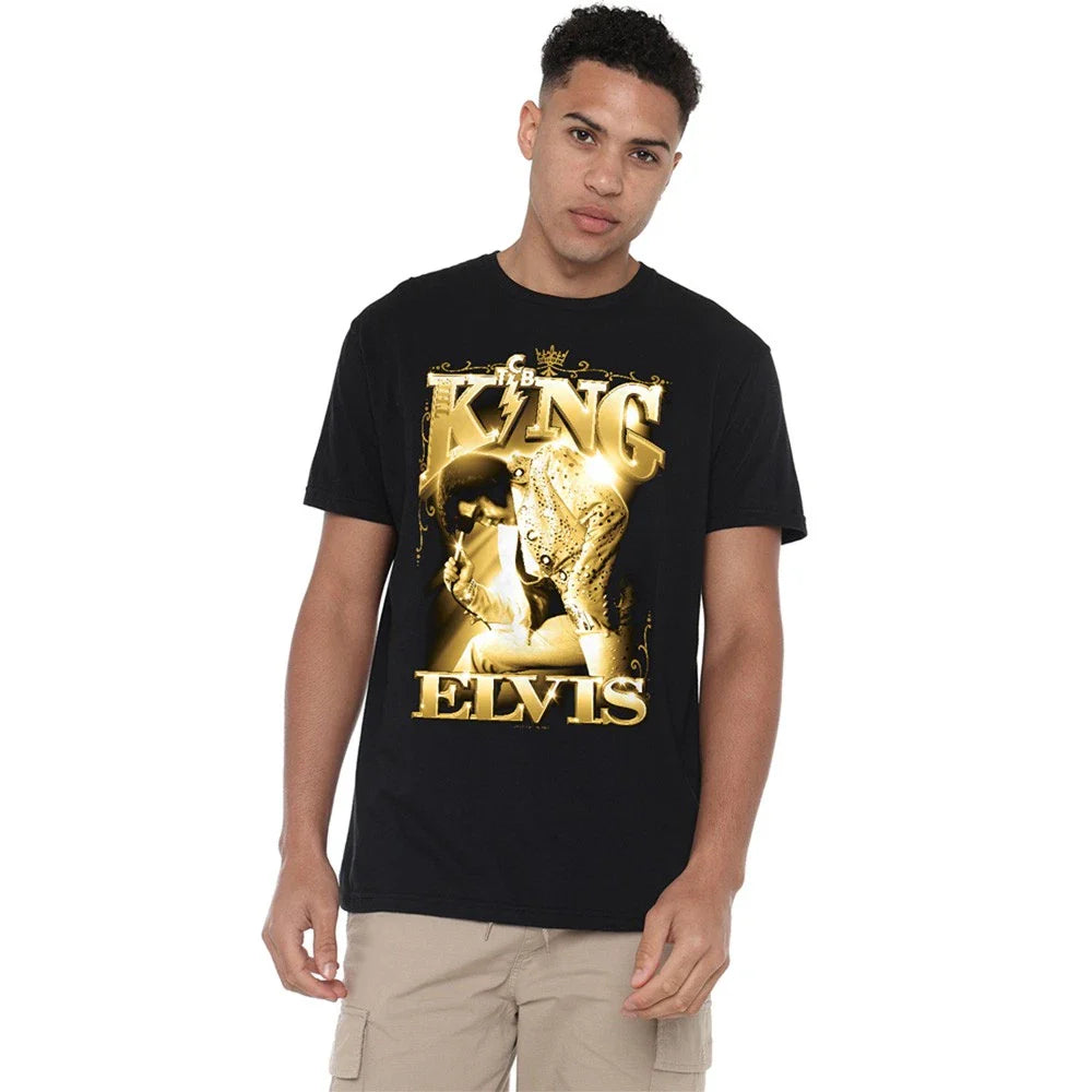 Elvis Presley The King Unisex T-Shirt S-5XL, Black Unisex T-shirt, Sweatshirt, Hoodie, Long Sleeve Tee - T-Shirt, Sweatshirt, Hoodie