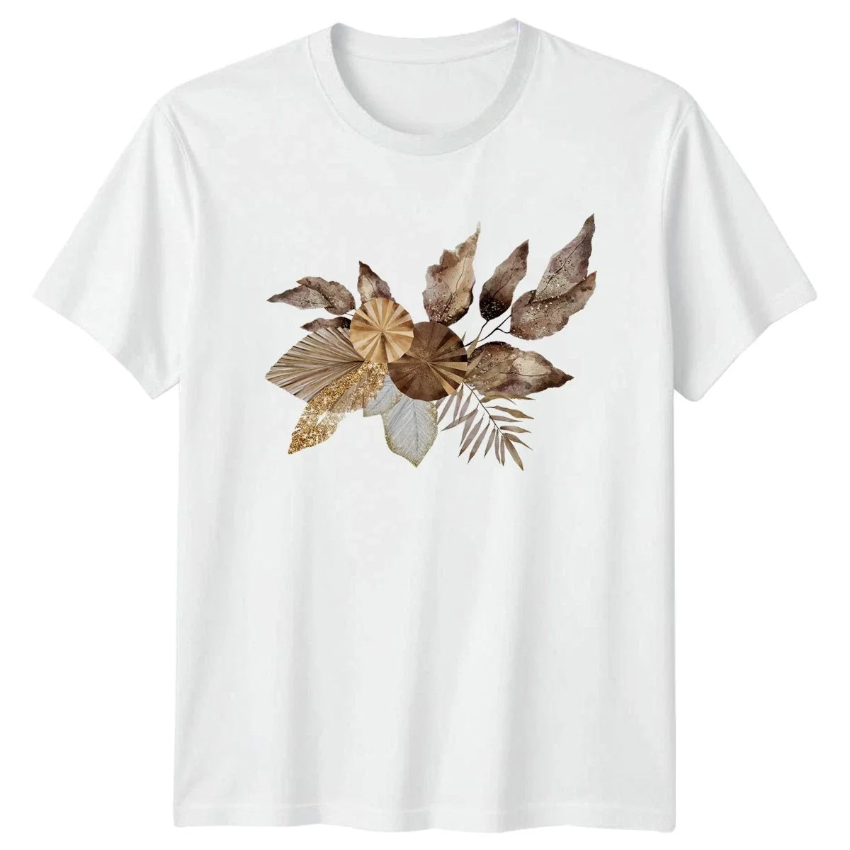 Boho Botanical Abstract Foliage T-Shirt Modern Tropical Fashion Unisex T-shirt, Sweatshirt, Hoodie, Long Sleeve Tee - T-Shirt, Sweatshirt, Hoodie