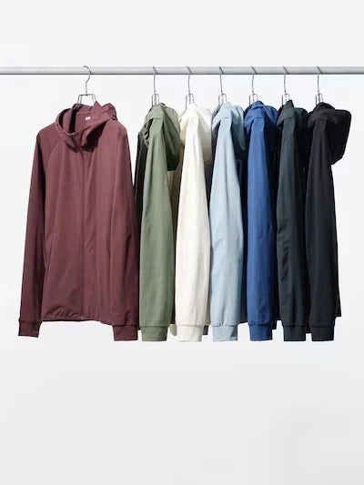 Uniqlo Dry-EX UV Protection Full-Zip Hoodie Japan 2026 Unisex T-shirt, Sweatshirt, Hoodie, Long Sleeve Tee - T-Shirt, Sweatshirt, Hoodie