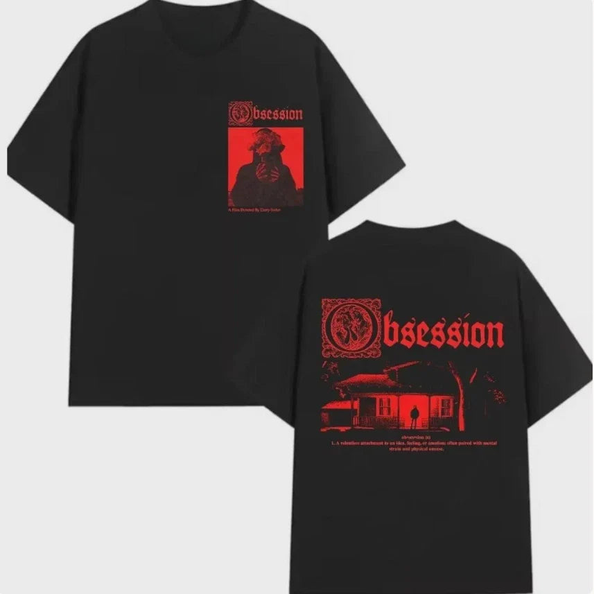 Obsession Movie 2026 Shirt, Gothic Horror Graphic Tee Unisex T-shirt, Sweatshirt, Hoodie, Long Sleeve Tee - T-Shirt, Sweatshirt, Hoodie