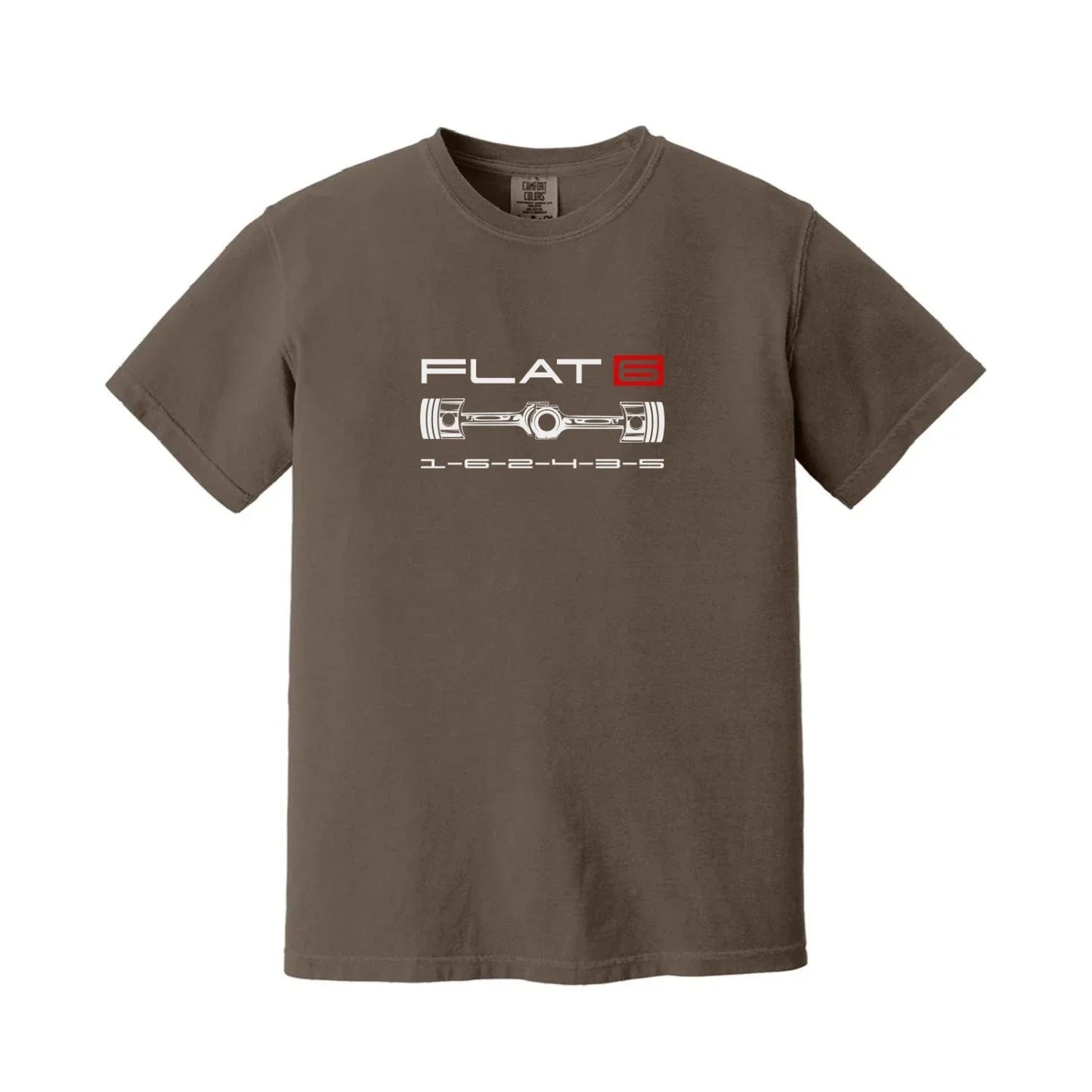 Flat-Six Engine Graphic T-Shirt  Boxer Engine Art Tee, Gift for Air-Cooled Fan Unisex T-shirt, Sweatshirt, Hoodie, Long Sleeve Tee - T-Shirt, Sweatshirt, Hoodie