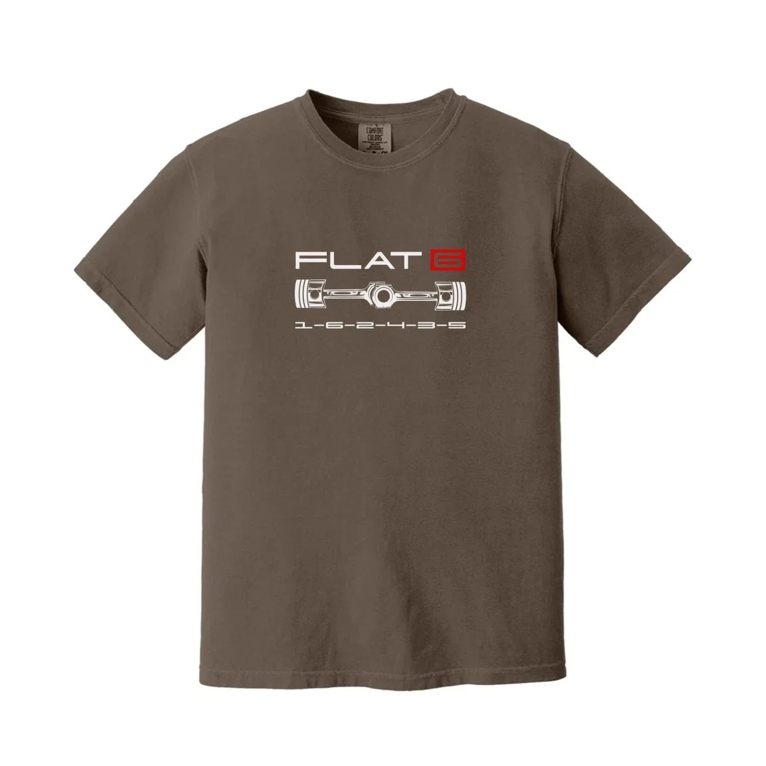 Flat-Six Engine Graphic T-Shirt  Boxer Engine Art Tee, Gift for Air-Cooled Fan Unisex T-shirt, Sweatshirt, Hoodie, Long Sleeve Tee - T-Shirt, Sweatshirt, Hoodie