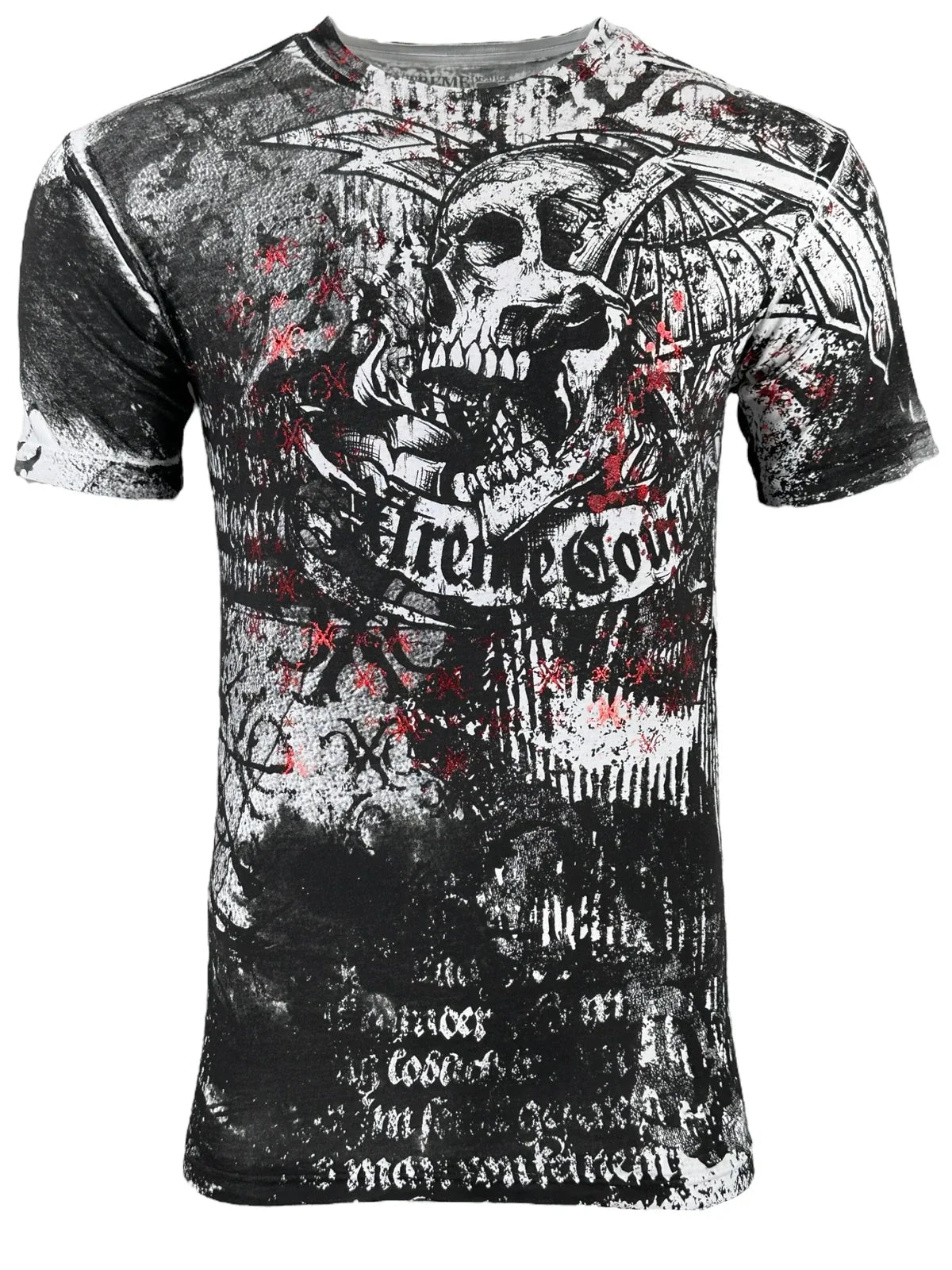 Xtreme Couture by Affliction Men'S T-Shirt Combatant Skull Biker S-5XL Unisex T-shirt, Sweatshirt, Hoodie, Long Sleeve Tee - T-Shirt, Sweatshirt, Hoodie