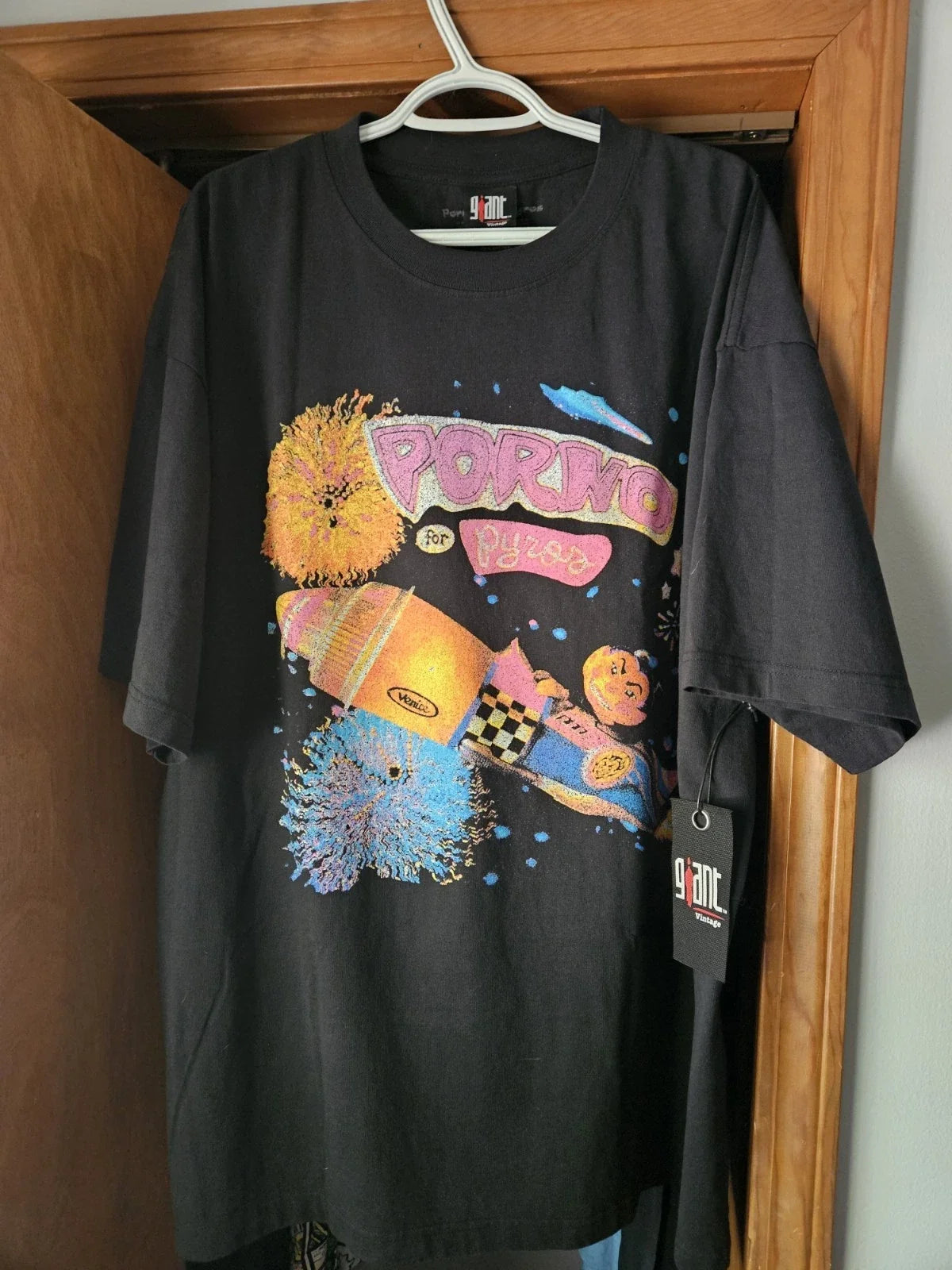 Giant Vintage style PORNO FOR PYROS shirt 2xl XXL NEW  90's grunge rock band Unisex T-shirt, Sweatshirt, Hoodie, Long Sleeve Tee - T-Shirt, Sweatshirt, Hoodie