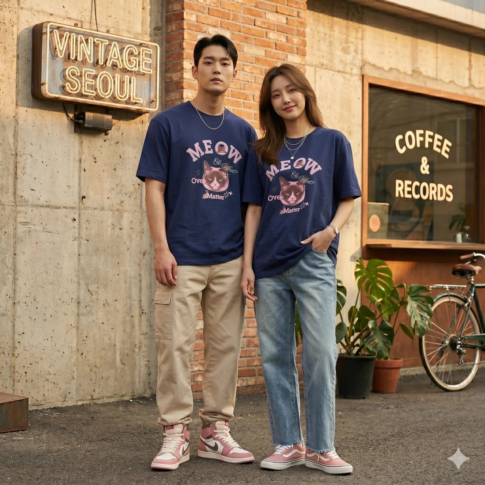 Unisex Grumpy Cat T-Shirt Meow Over Matter So What Slogan Korean Streetwear Tee Unisex T-shirt, Sweatshirt, Hoodie, Long Sleeve Tee - T-Shirt, Sweatshirt, Hoodie