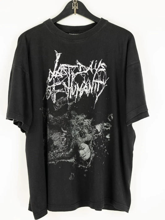 2000s LAST DAYS OF HUMANITY - HYMNS Vintage T-shirt Reprint Unisex T-shirt, Sweatshirt, Hoodie, Long Sleeve Tee - T-Shirt, Sweatshirt, Hoodie