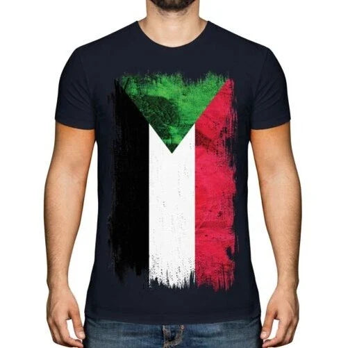 SUDAN GRUNGE FLAG MENS T-SHIRT TEE TOP AS-SUDAN FOOTBALL SUDANESE GIFT SHIRT Unisex T-shirt, Sweatshirt, Hoodie, Long Sleeve Tee - T-Shirt, Sweatshirt, Hoodie