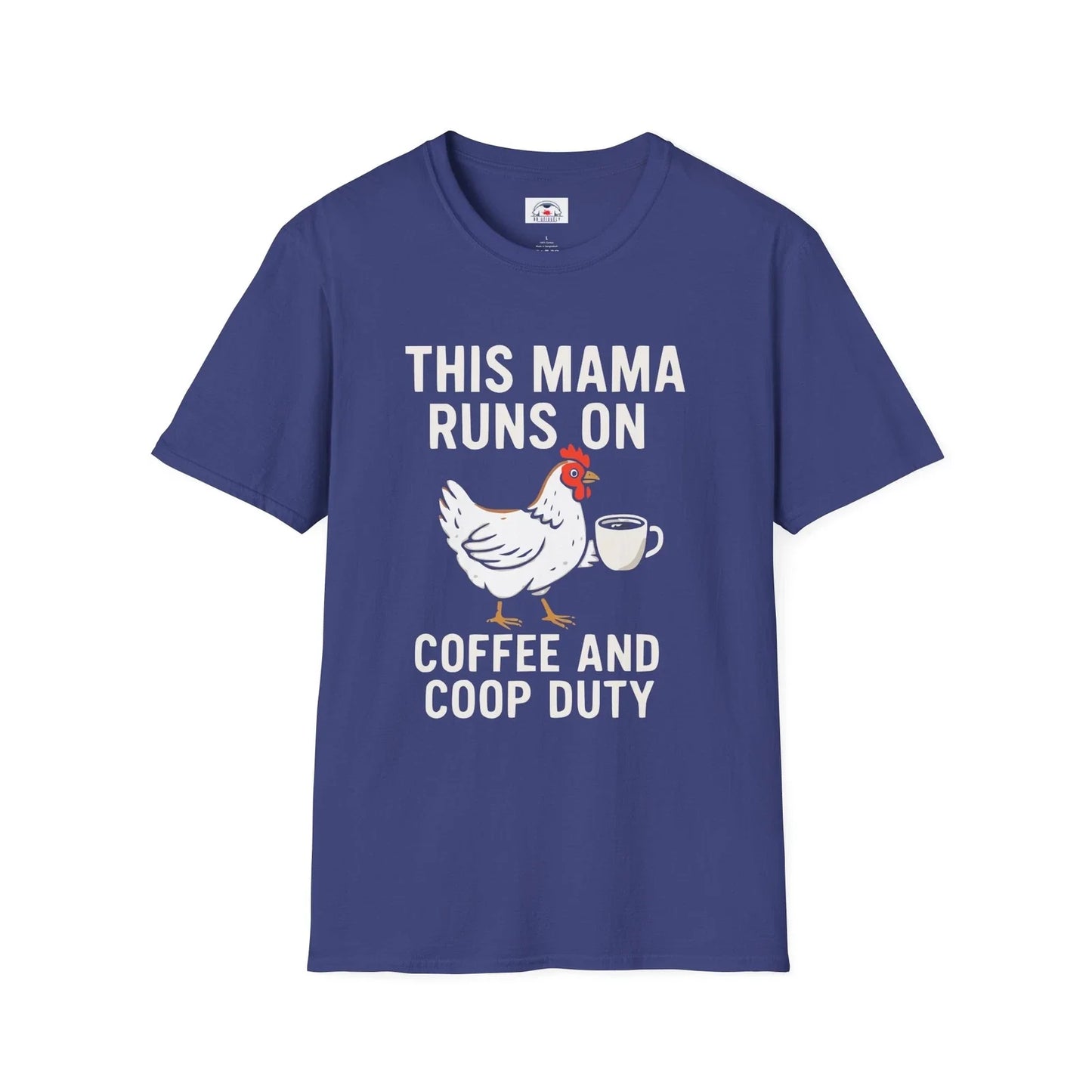 Farmhouse Style Women's T-Shirt Home This Mama Runs on Coffee Chicken Lover Gift Unisex T-shirt, Sweatshirt, Hoodie, Long Sleeve Tee - T-Shirt, Sweatshirt, Hoodie