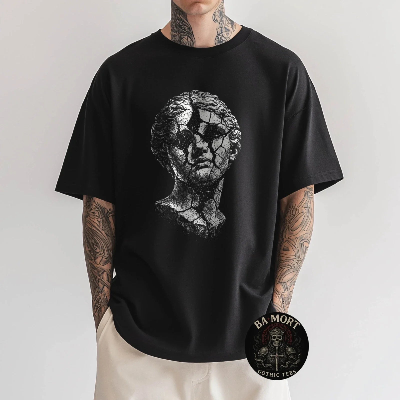 Statue Greek Roman Ethereal Grunge Y2K Alt Goth Aesthetic T-Shirt Unisex T-shirt, Sweatshirt, Hoodie, Long Sleeve Tee - T-Shirt, Sweatshirt, Hoodie