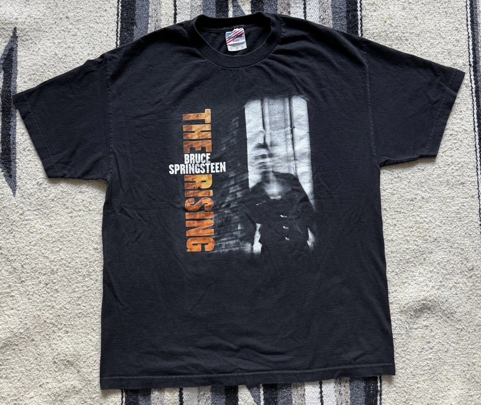 Vintage 2002 Bruce Springsteen The Rising Concert Tour T-Shirt Size XL Murina Unisex T-shirt, Sweatshirt, Hoodie, Long Sleeve Tee - T-Shirt, Sweatshirt, Hoodie