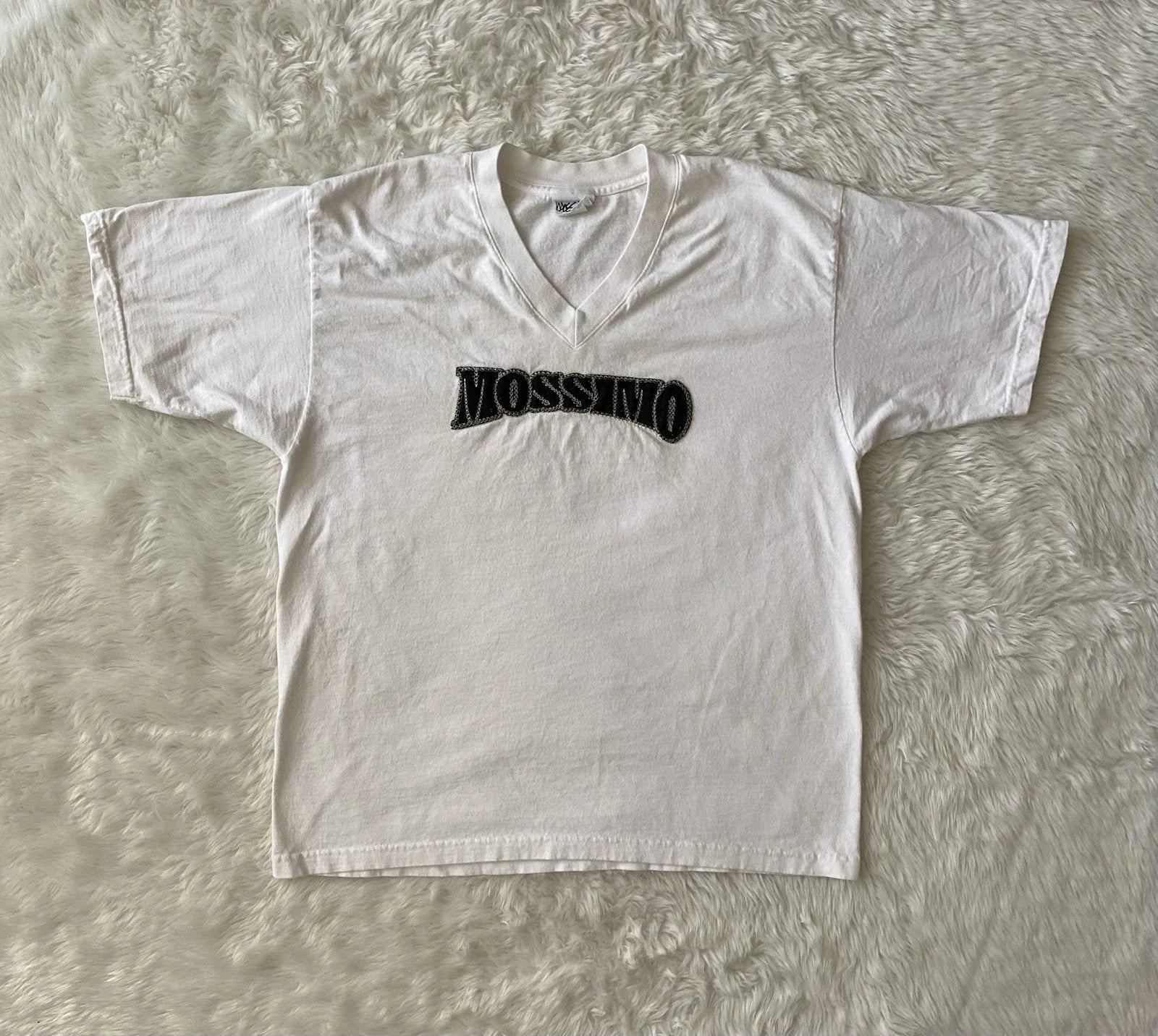 Vintage Mossimo Shirt Mens XL White 90s Skate Grunge Made In USA Embroidered Unisex T-shirt, Sweatshirt, Hoodie, Long Sleeve Tee - T-Shirt, Sweatshirt, Hoodie
