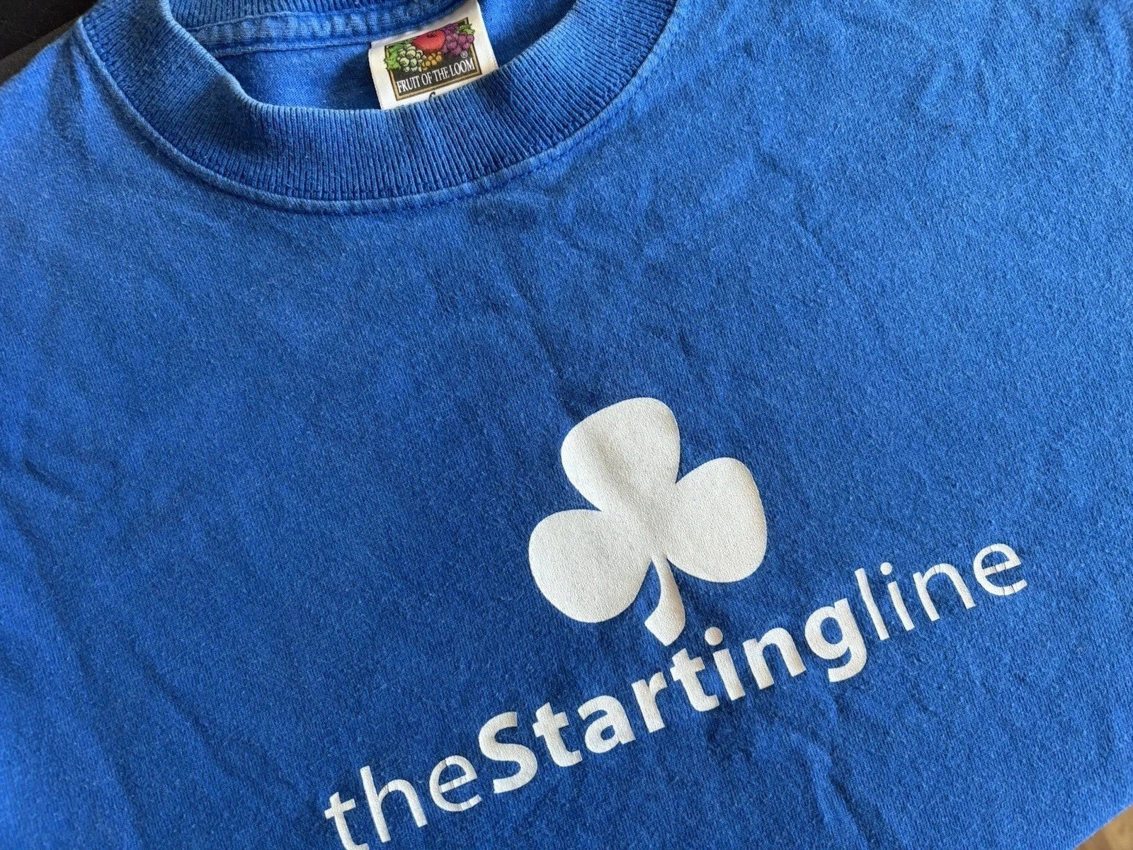The Starting Line - 3 Leaf Clover - Blue Shirt Size S - Pop Punk Emo Drive Thru Unisex T-shirt, Sweatshirt, Hoodie, Long Sleeve Tee - T-Shirt, Sweatshirt, Hoodie
