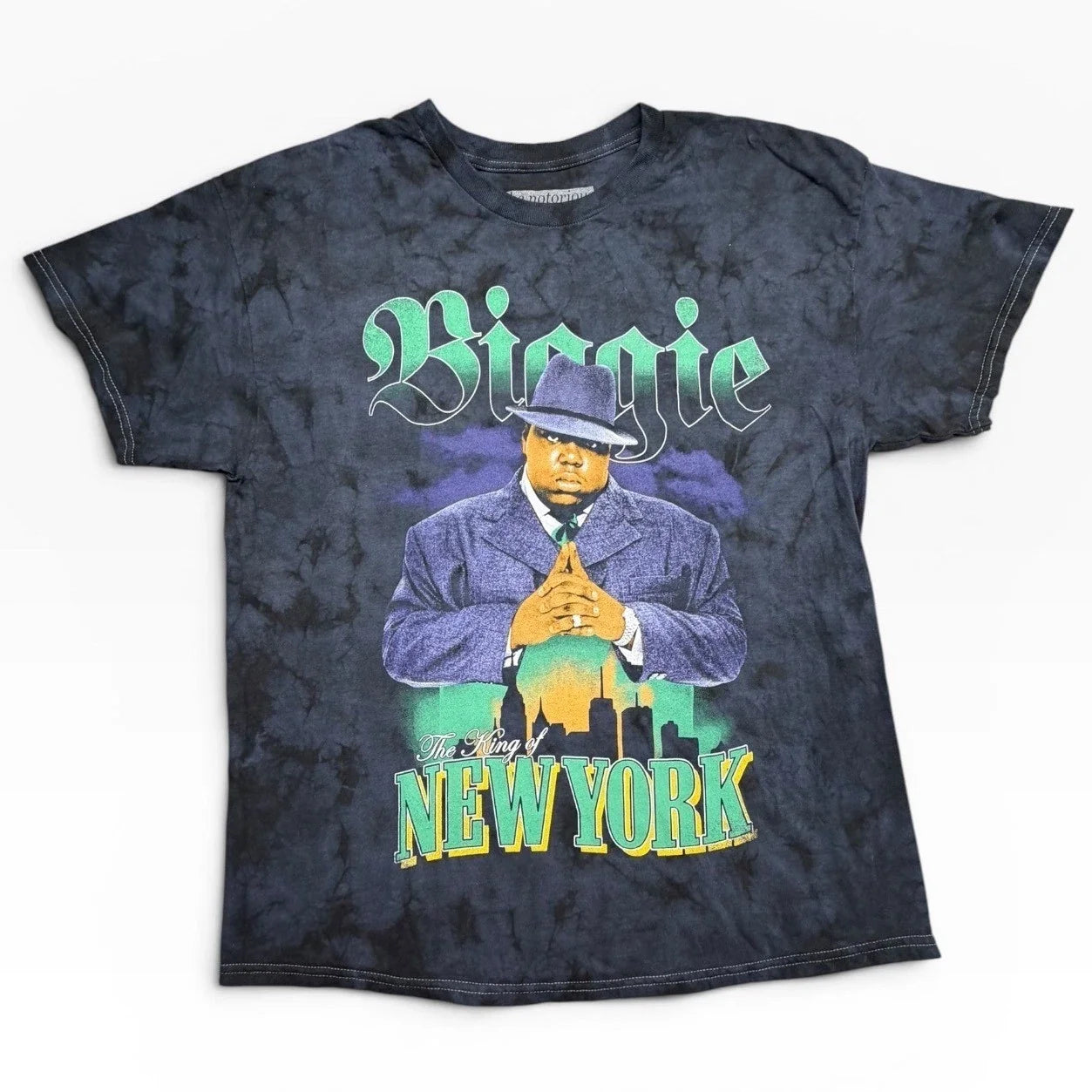 The Notorious B.I.G. King of New York Tie Dye Heavyweight Tee Mens S/M Oversized Unisex T-shirt, Sweatshirt, Hoodie, Long Sleeve Tee - T-Shirt, Sweatshirt, Hoodie
