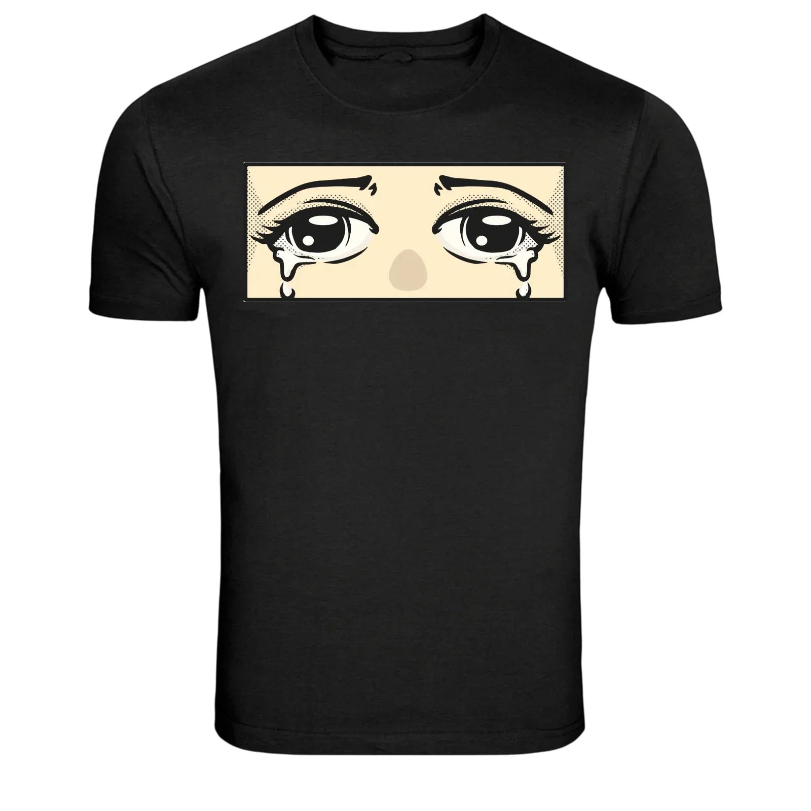 Crying Eyes Pop Art Tears Graphic T-Shirt Unisex T-shirt, Sweatshirt, Hoodie, Long Sleeve Tee - T-Shirt, Sweatshirt, Hoodie
