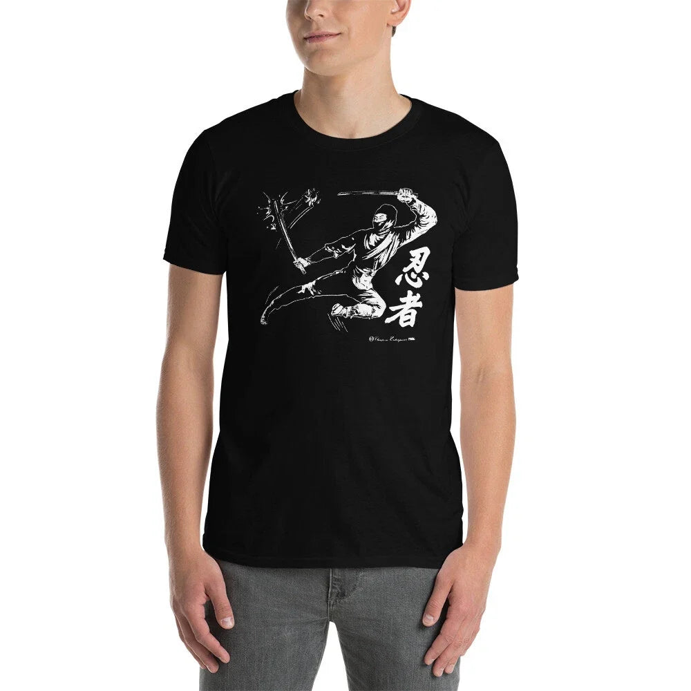 NINJA - VINTAGE 80'S TSHIRT MARTIAL ARTS SHO JAPAN C@@L!! Unisex T-shirt, Sweatshirt, Hoodie, Long Sleeve Tee - T-Shirt, Sweatshirt, Hoodie