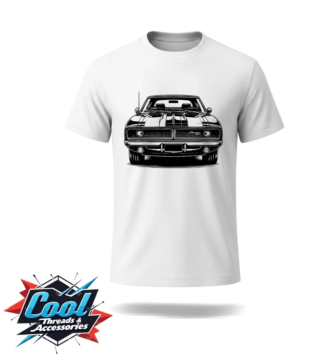 Cool Threads Unisex 1969 Dodge Charger T Shirt Classic Muscle Car Graphic Unisex T-shirt, Sweatshirt, Hoodie, Long Sleeve Tee - T-Shirt, Sweatshirt, Hoodie