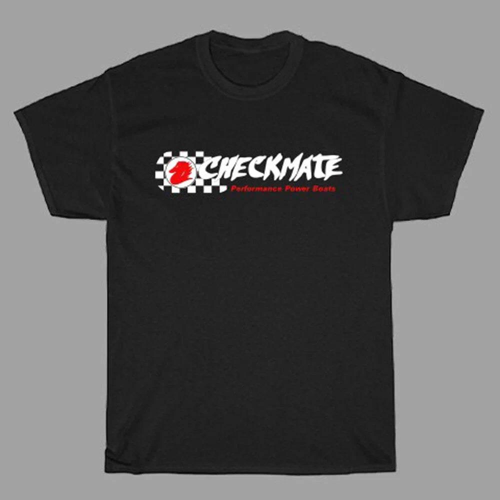 Checkmate Boats Speed Racing Men's Black Size S to 3XL Unisex T-shirt, Sweatshirt, Hoodie, Long Sleeve Tee - T-Shirt, Sweatshirt, Hoodie