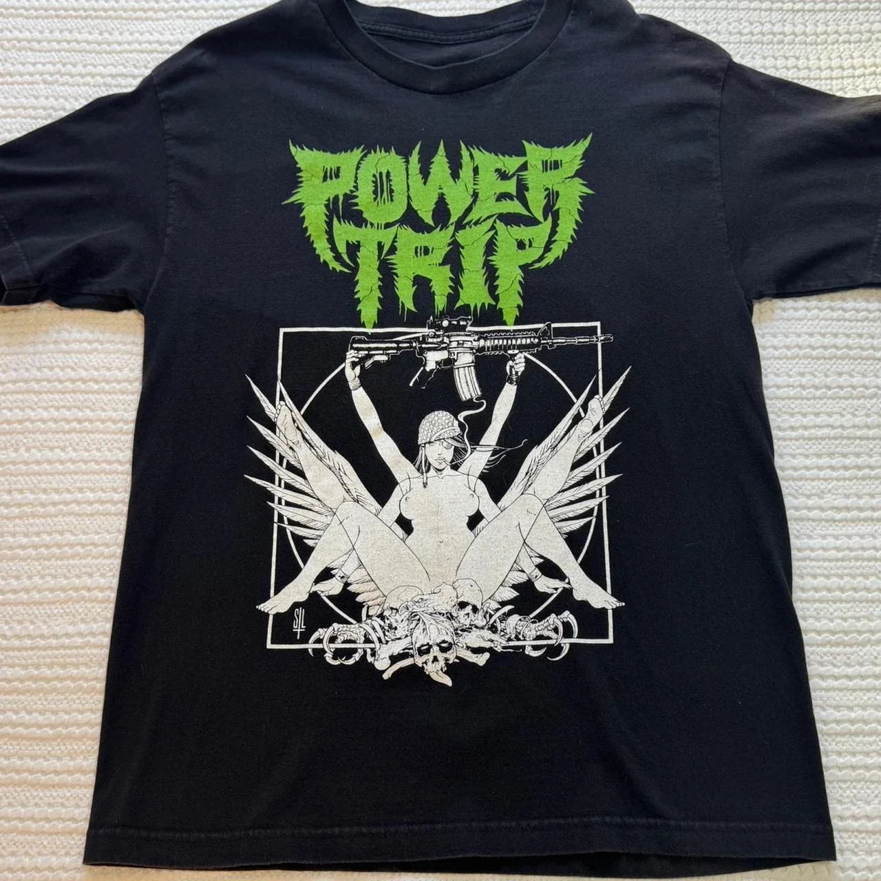 Power Trip Band Black T-Shirt Mens Metal Punk Rock Graphic Tee Shirt S-5XL Unisex T-shirt, Sweatshirt, Hoodie, Long Sleeve Tee - T-Shirt, Sweatshirt, Hoodie
