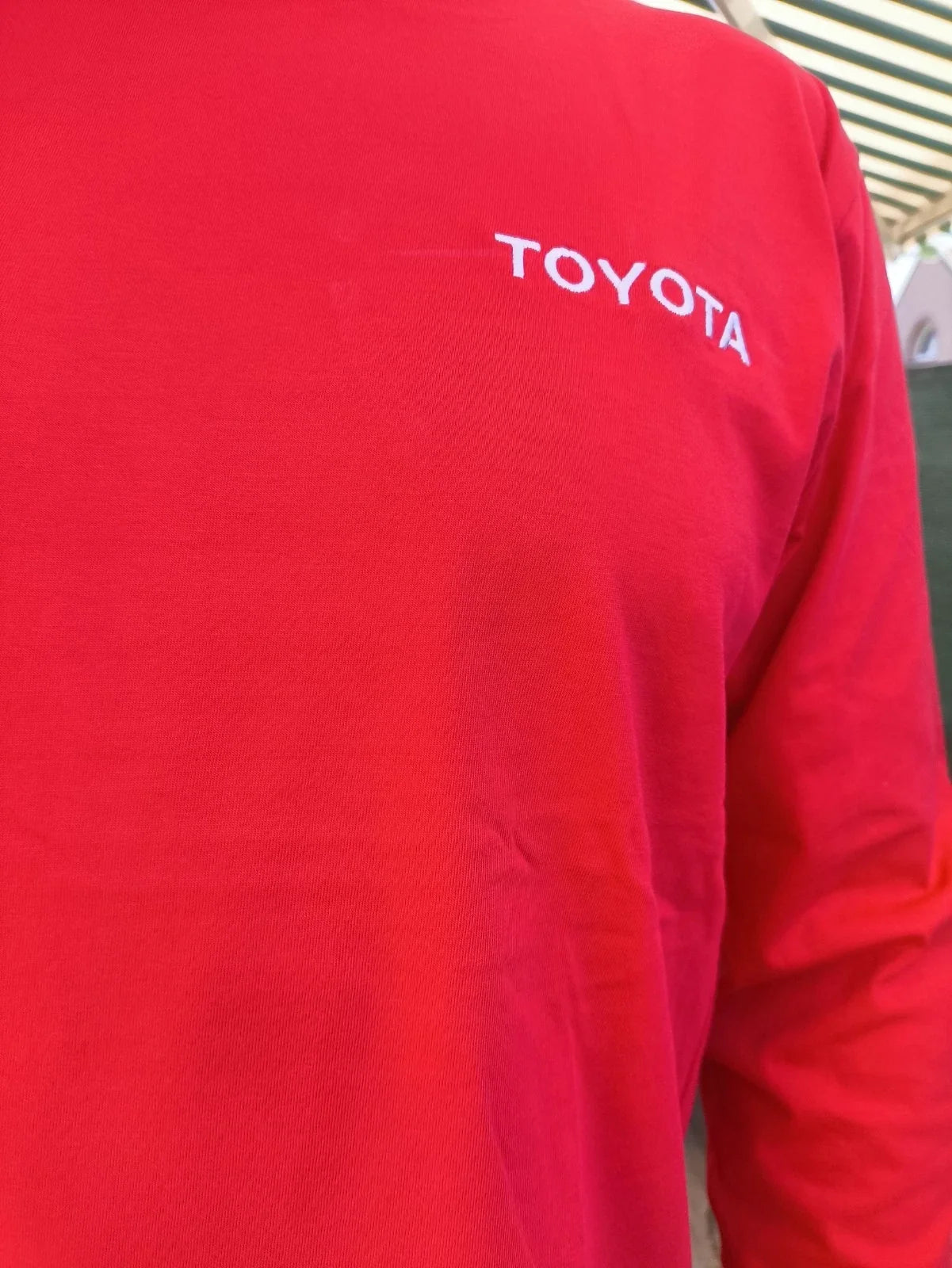 Toyota Long Sleeve T-Shirt M New With Tags Red Embroidered Logo 100% Cotton Unisex T-shirt, Sweatshirt, Hoodie, Long Sleeve Tee - T-Shirt, Sweatshirt, Hoodie