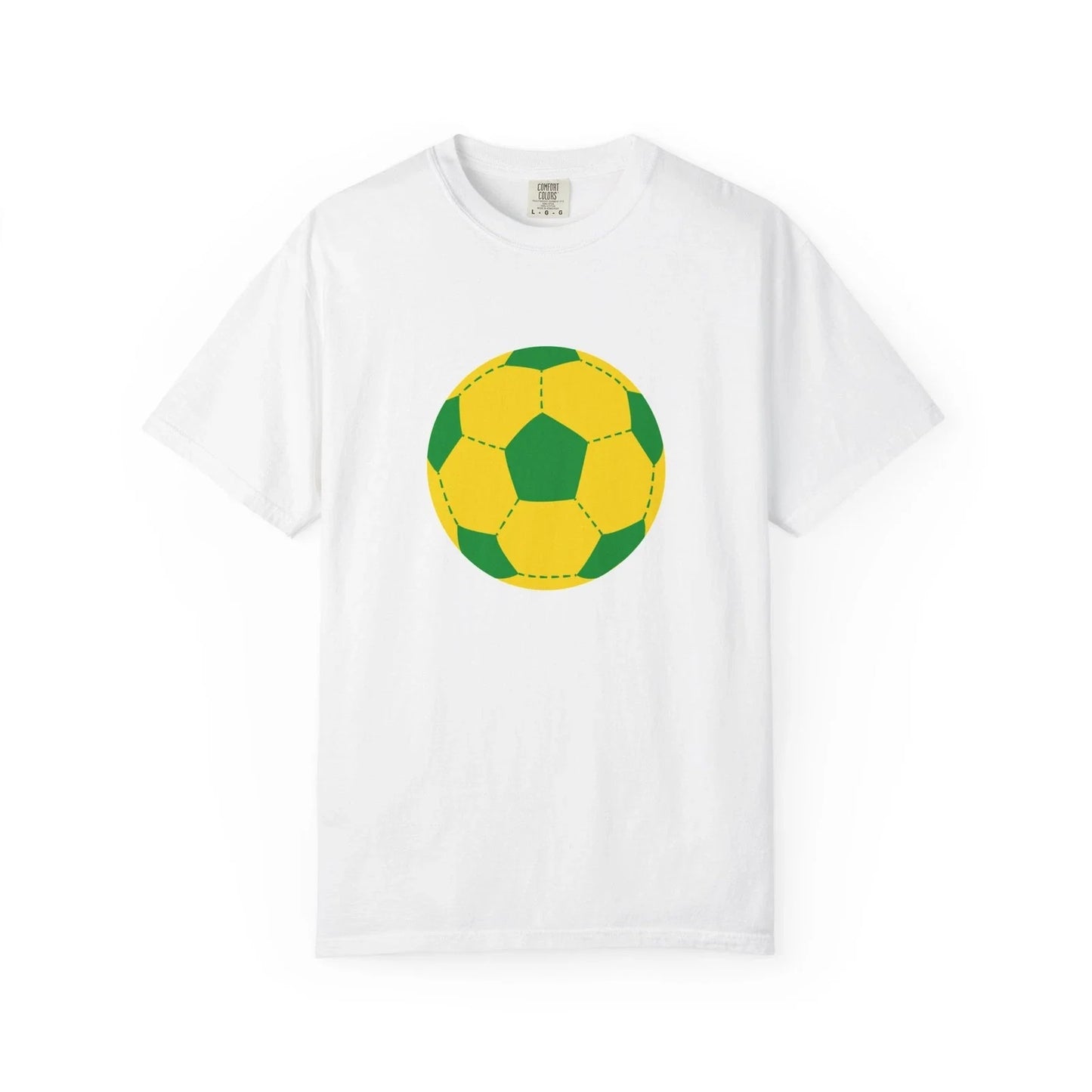 Yellow Green Soccer Ball T-Shirt | Soccer Graphic Tee Unisex T-shirt, Sweatshirt, Hoodie, Long Sleeve Tee - T-Shirt, Sweatshirt, Hoodie