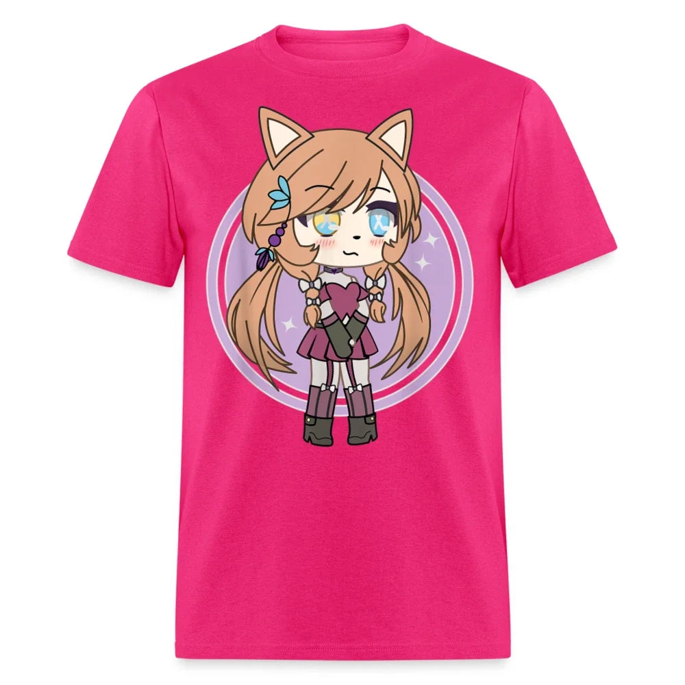 Cute Chibi style Kawaii Redhead Anime shirt Fox Girl Foxy Chan T-Shirt S-6XL Unisex T-shirt, Sweatshirt, Hoodie, Long Sleeve Tee - T-Shirt, Sweatshirt, Hoodie
