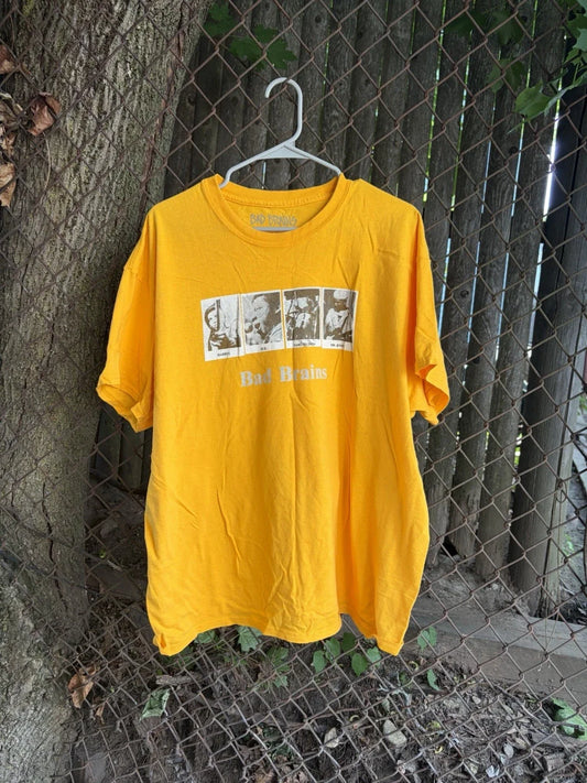 Bad Brains Punk Band Unisex T-Shirt Rock, Size XL, Yellow Unisex T-shirt, Sweatshirt, Hoodie, Long Sleeve Tee - T-Shirt, Sweatshirt, Hoodie