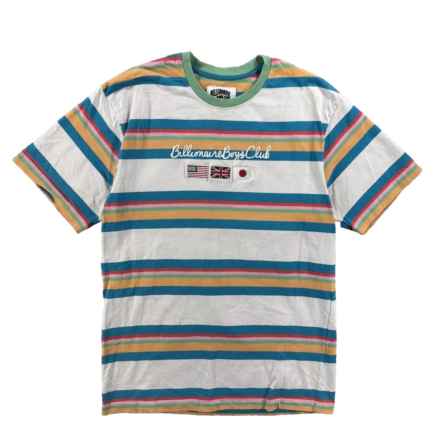 Billionaire Boys Club Shirt Mens Medium Multicolor Flag Graphic Tee Streetwear Unisex T-shirt, Sweatshirt, Hoodie, Long Sleeve Tee - T-Shirt, Sweatshirt, Hoodie