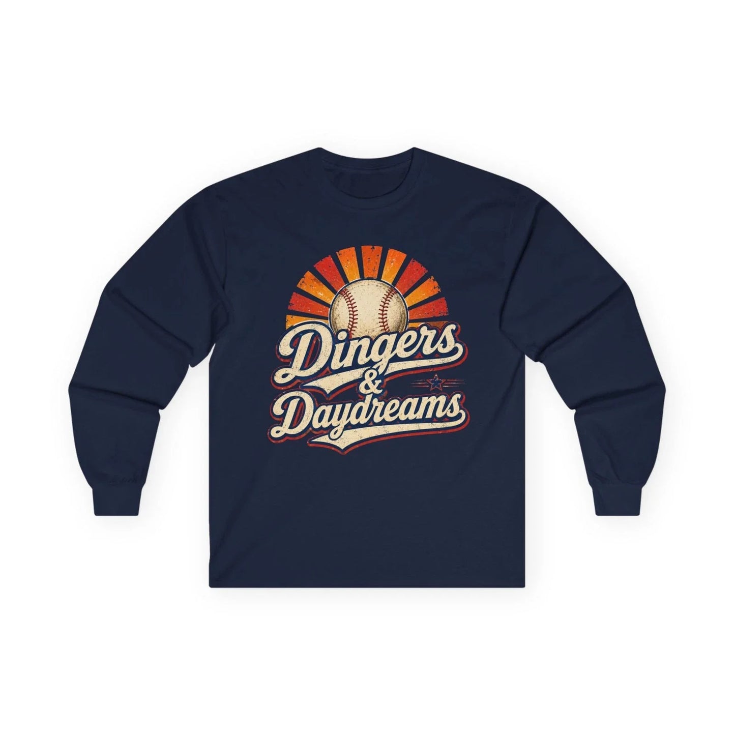 Dingers & Daydreams Long Sleeve Unisex T-shirt, Sweatshirt, Hoodie, Long Sleeve Tee - T-Shirt, Sweatshirt, Hoodie