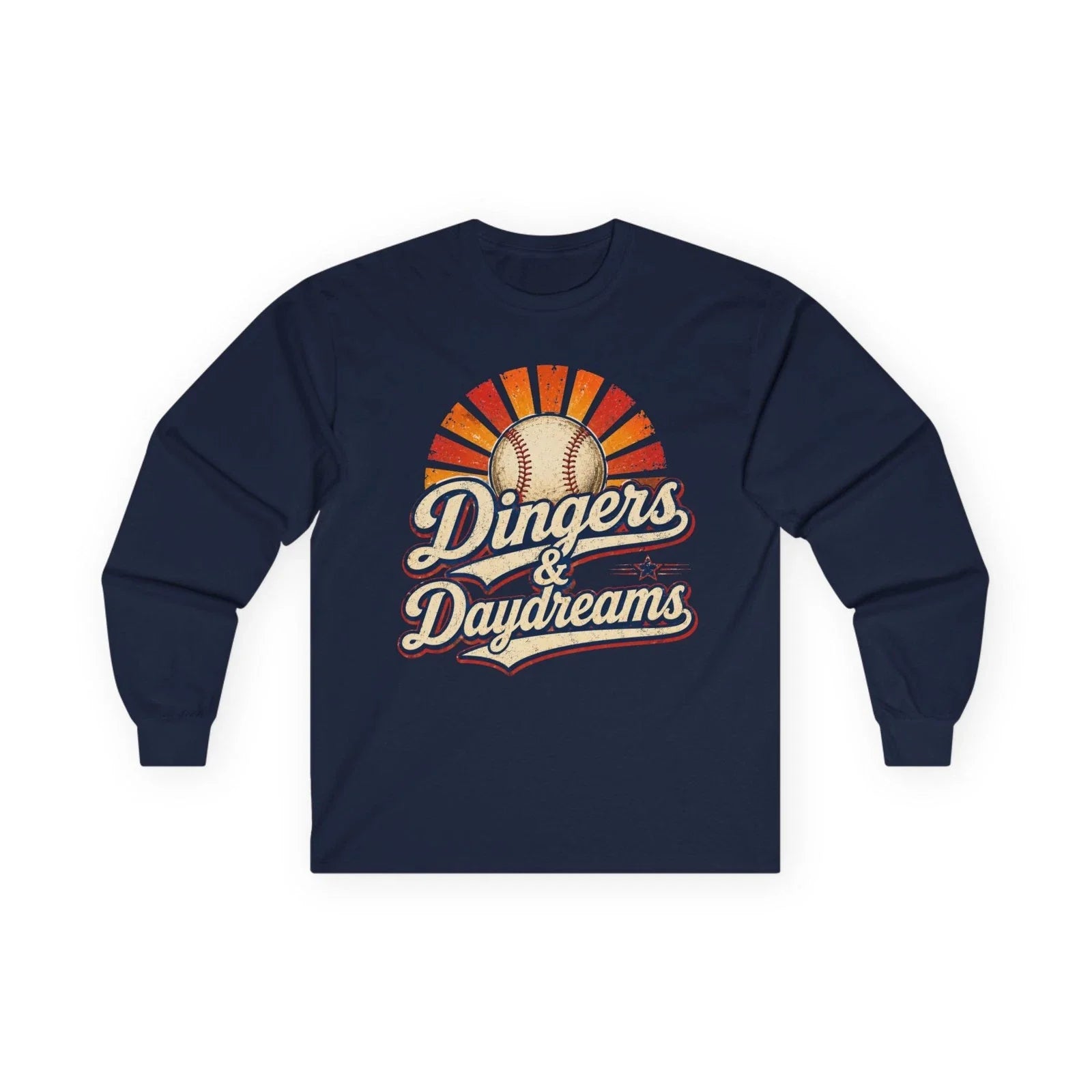 Dingers & Daydreams Long Sleeve Unisex T-shirt, Sweatshirt, Hoodie, Long Sleeve Tee - T-Shirt, Sweatshirt, Hoodie