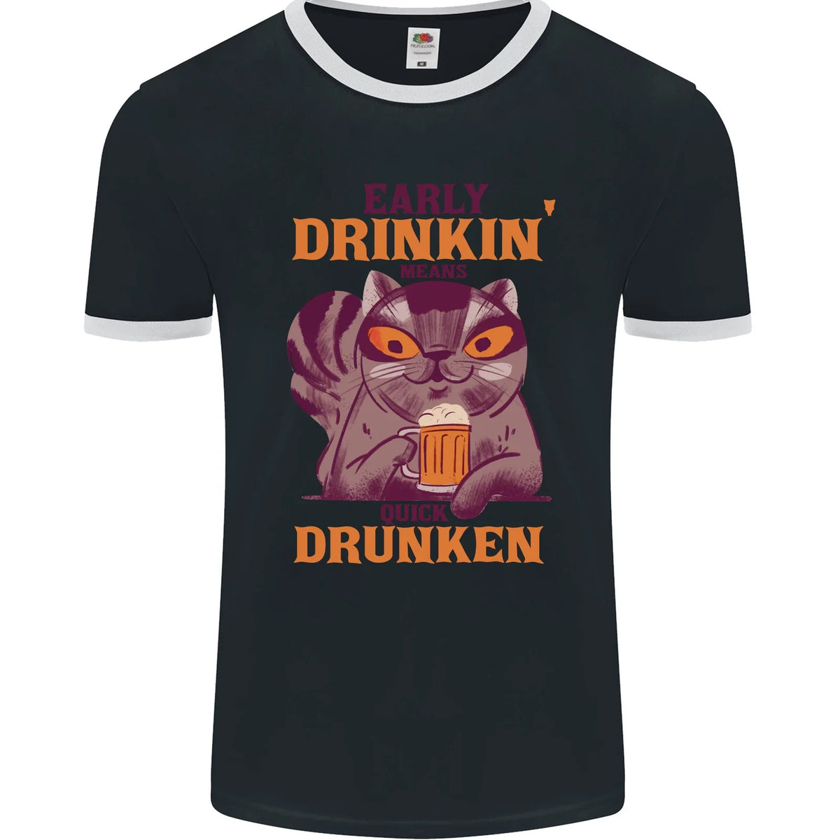 Early Drinkin' Quick Drunken Funny Beer Alcohol Mens - Adult & Kids T-Shirts, Sweatshirts & Hoodies apparel design preview 1