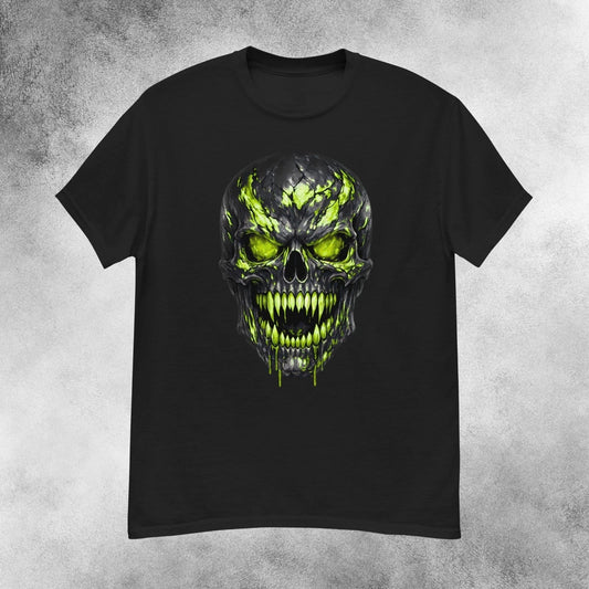 Ashborn Toxic Slime Skull Horror TShirt Men's S-2XL Unisex T-shirt, Sweatshirt, Hoodie, Long Sleeve Tee - T-Shirt, Sweatshirt, Hoodie
