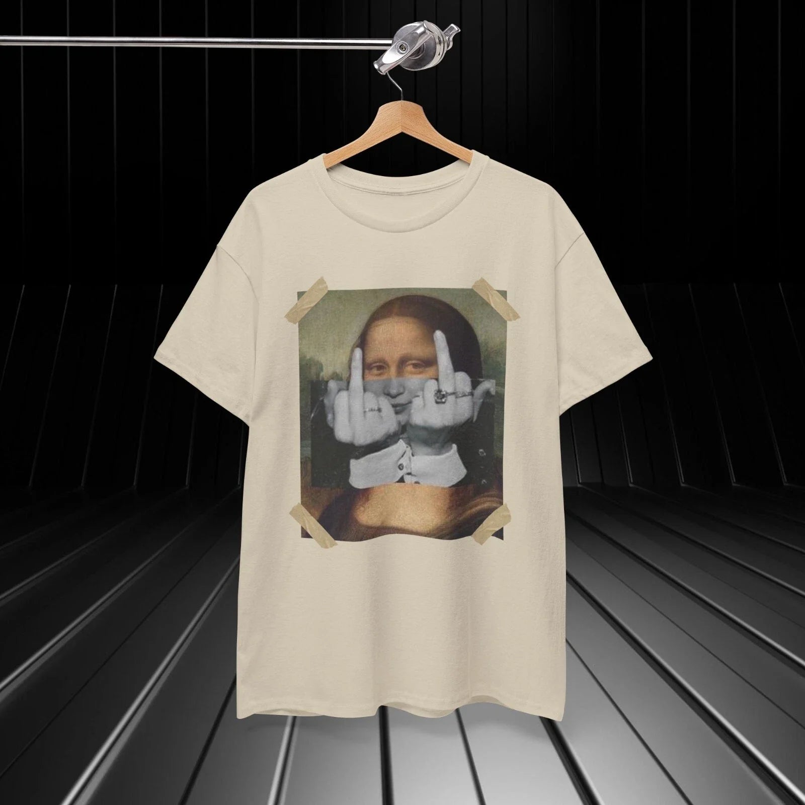 Mona Lisa T-Shirt | Funny Renaissance Art Tee | Vintage Aesthetic Graphic Shirt Unisex T-shirt, Sweatshirt, Hoodie, Long Sleeve Tee - T-Shirt, Sweatshirt, Hoodie