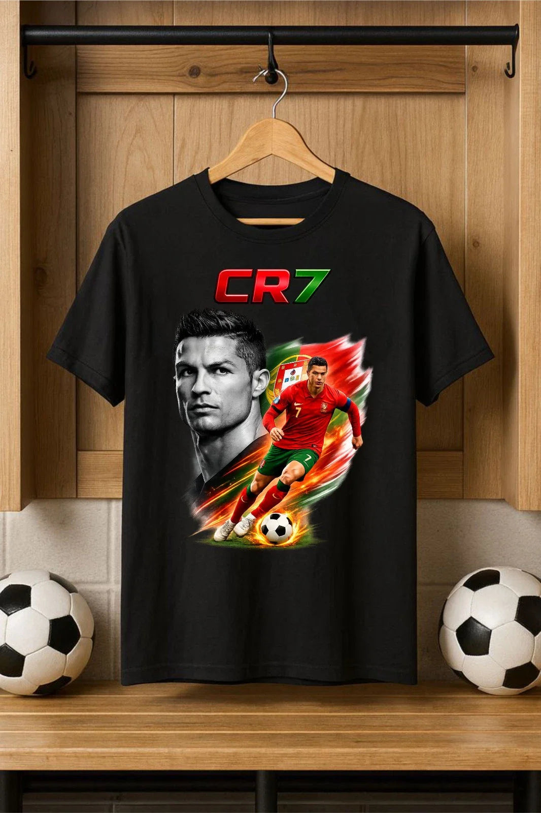 Football Legend Inspired Cartoon Shirt, Soccer Star Tee Portuguese Football Top Unisex T-shirt, Sweatshirt, Hoodie, Long Sleeve Tee - T-Shirt, Sweatshirt, Hoodie