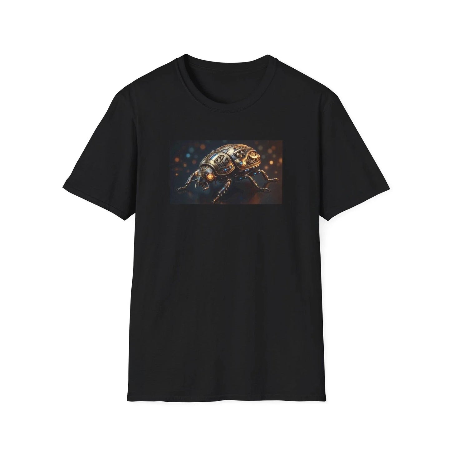 Digital Beetle T-Shirt Futuristic Steampunk Insect Graphic Tee Sci-Fi Streetwear Unisex T-shirt, Sweatshirt, Hoodie, Long Sleeve Tee - T-Shirt, Sweatshirt, Hoodie