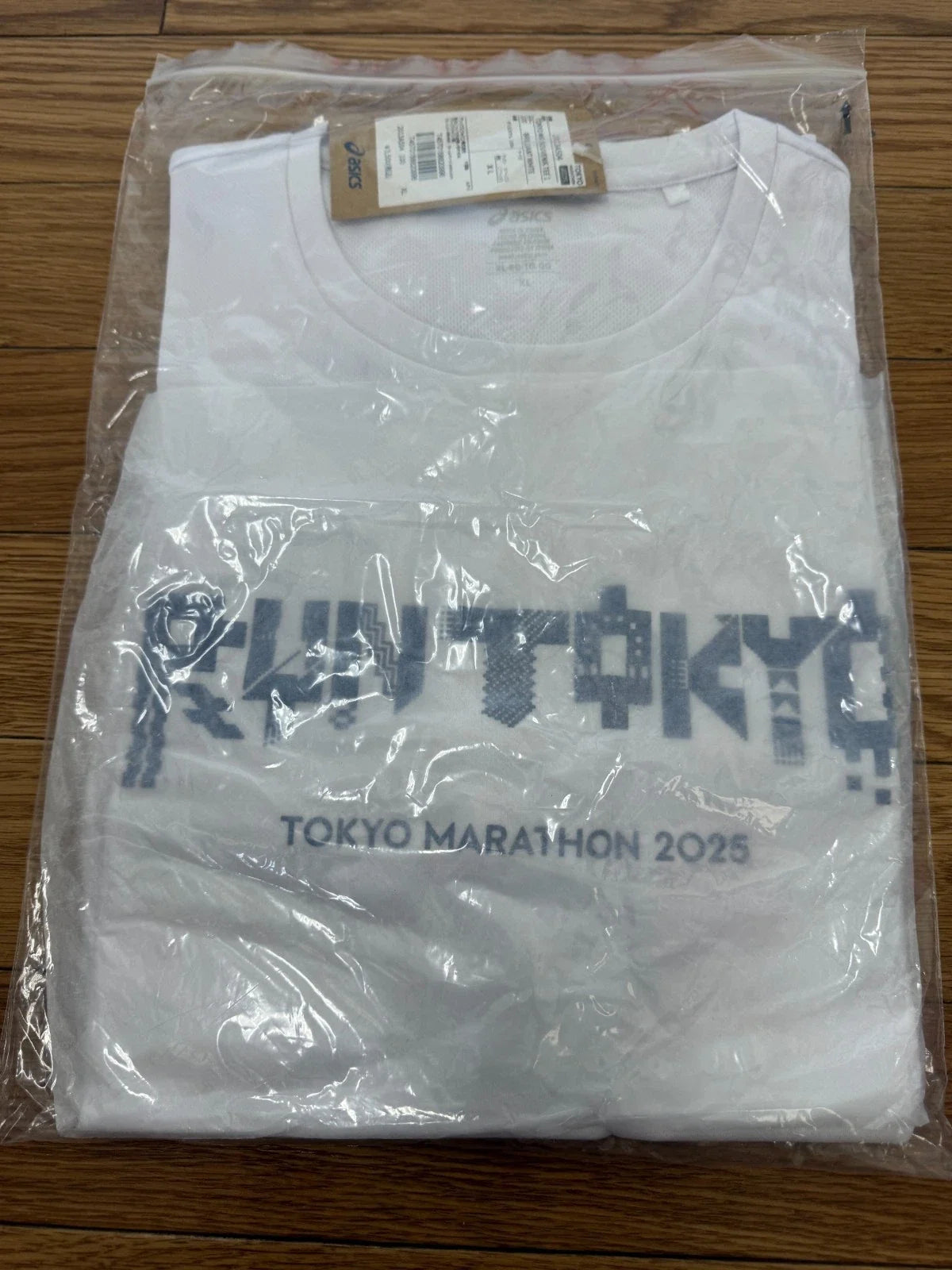 Tokyo Marathon 2025 ASICS Pixel Art White Official T-Shirt Japan 2013A504.100 Unisex T-shirt, Sweatshirt, Hoodie, Long Sleeve Tee - T-Shirt, Sweatshirt, Hoodie