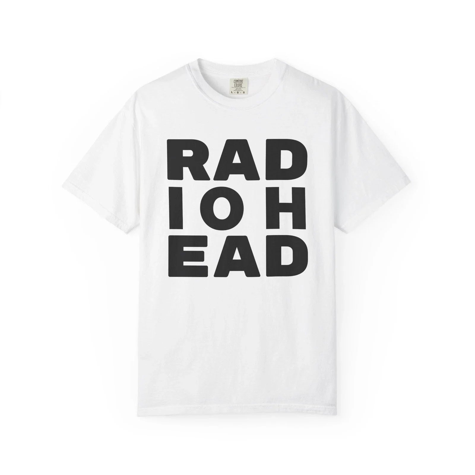 RADIOHEAD stacked text T-shirt Unisex T-shirt, Sweatshirt, Hoodie, Long Sleeve Tee - T-Shirt, Sweatshirt, Hoodie