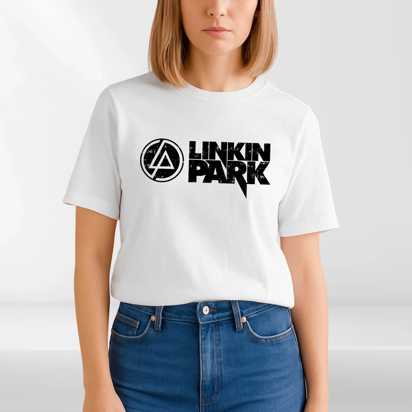 Linkin Park Logo T-Shirt Black Nu Metal Rock Band Tee Unisex Unisex T-shirt, Sweatshirt, Hoodie, Long Sleeve Tee - T-Shirt, Sweatshirt, Hoodie