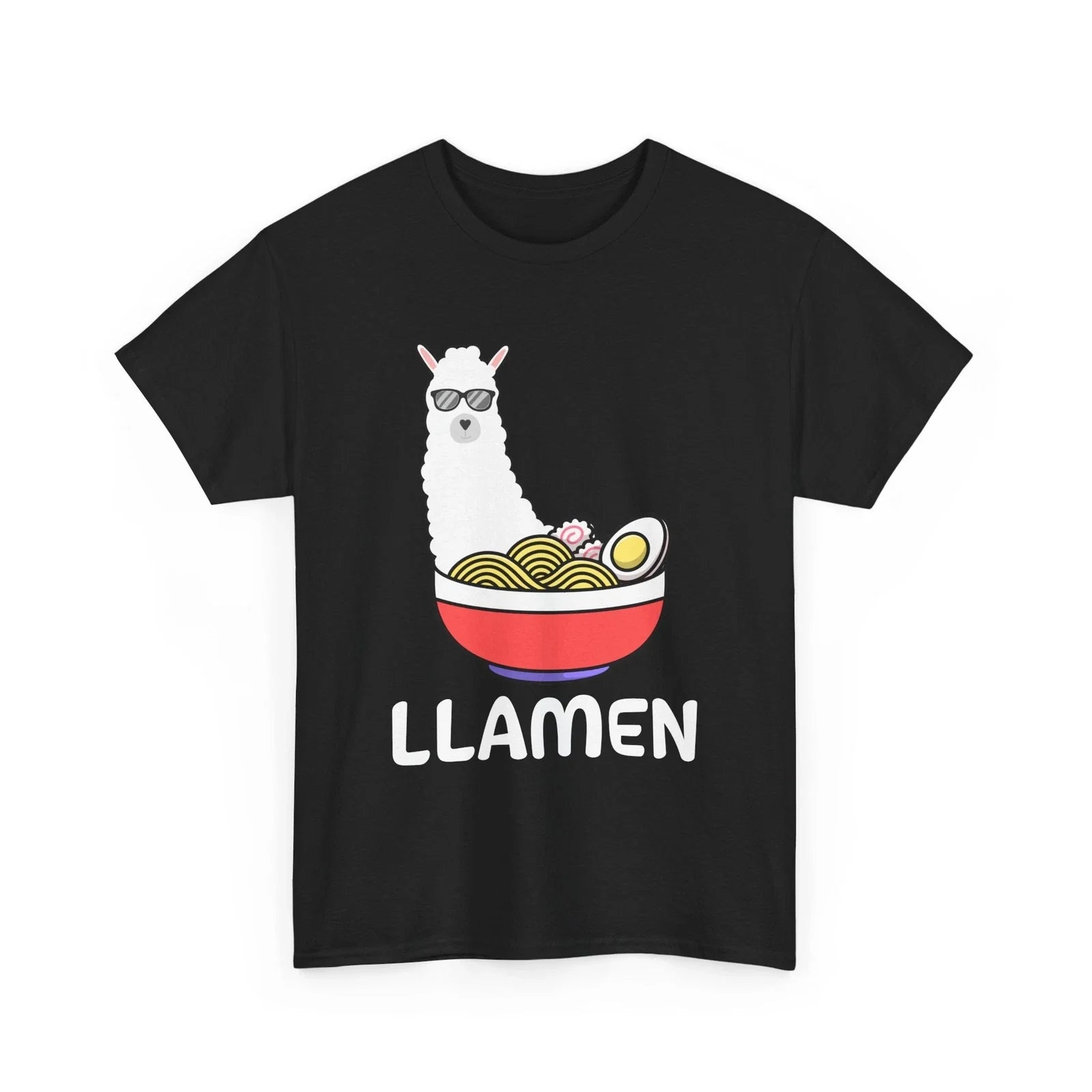 Llamen Llama Ramen Lovers T-Shirt, Llamas Animals Lovers Funny Shirt Unisex T-shirt, Sweatshirt, Hoodie, Long Sleeve Tee - T-Shirt, Sweatshirt, Hoodie
