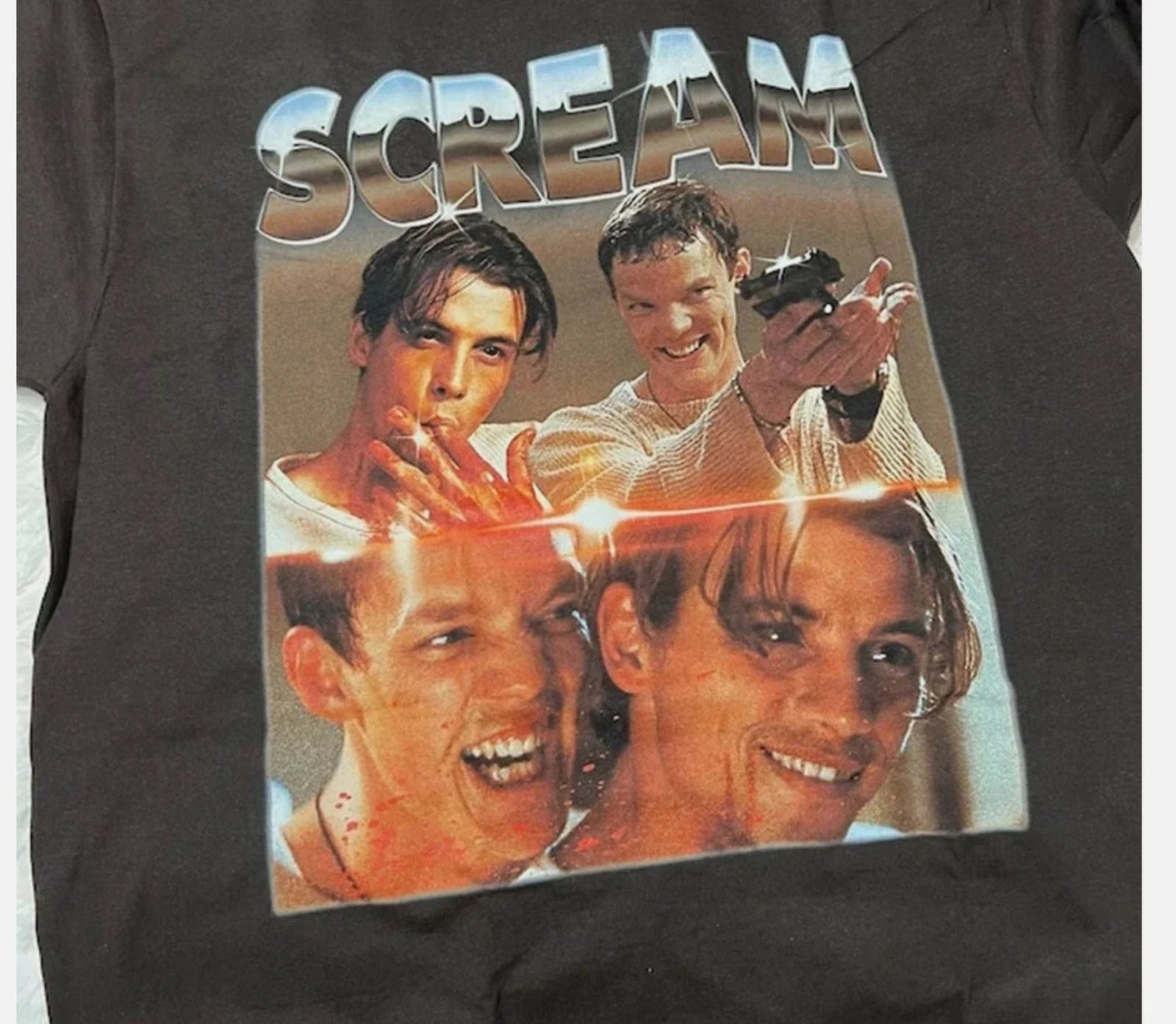 Scream Stu Macher Billy Loomis Let's Watch Scary Movie Unisex T shirt Unisex T-shirt, Sweatshirt, Hoodie, Long Sleeve Tee - T-Shirt, Sweatshirt, Hoodie
