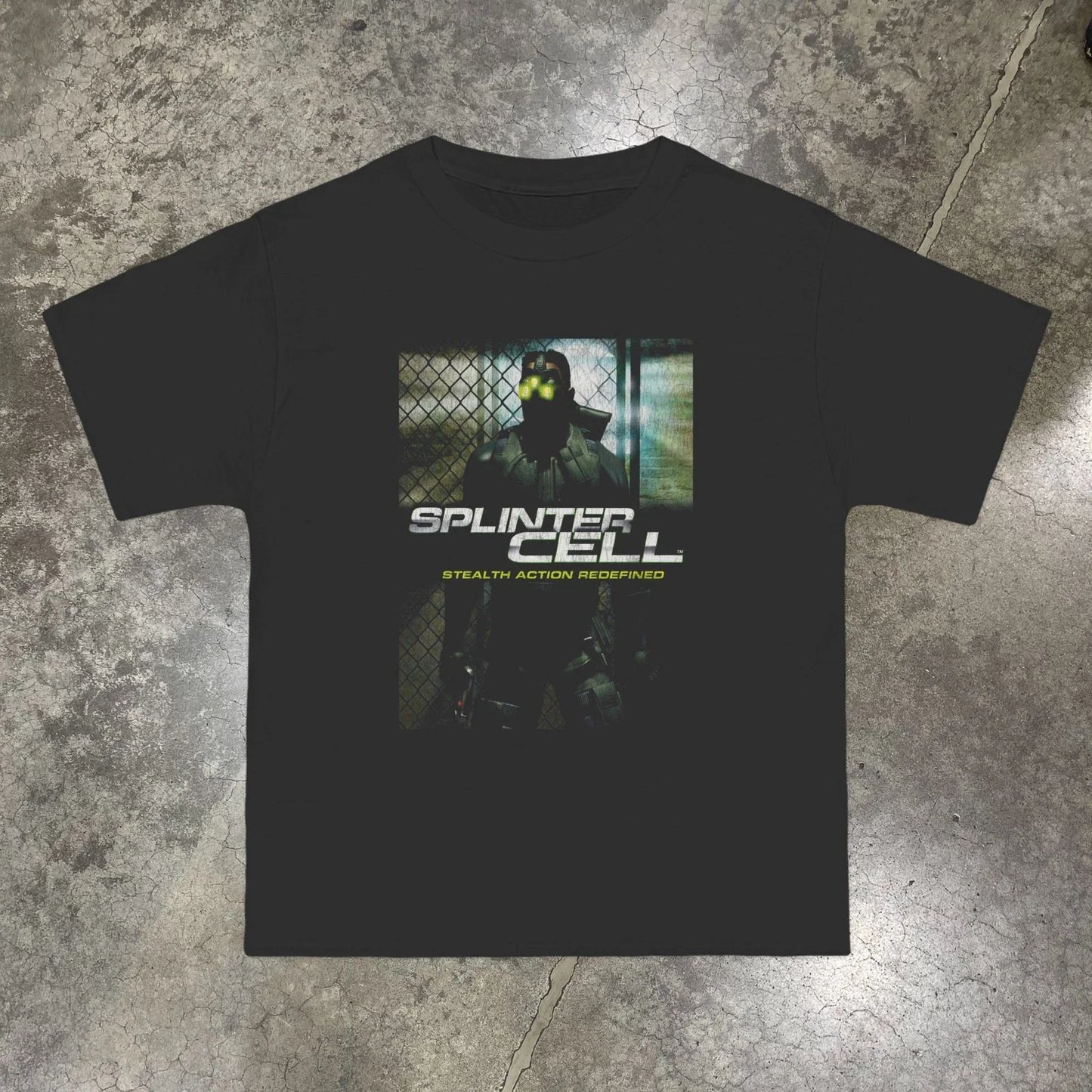 SPLINTER CELL (2002) VINTAGE REPRINT Unisex T-shirt, Sweatshirt, Hoodie, Long Sleeve Tee - T-Shirt, Sweatshirt, Hoodie