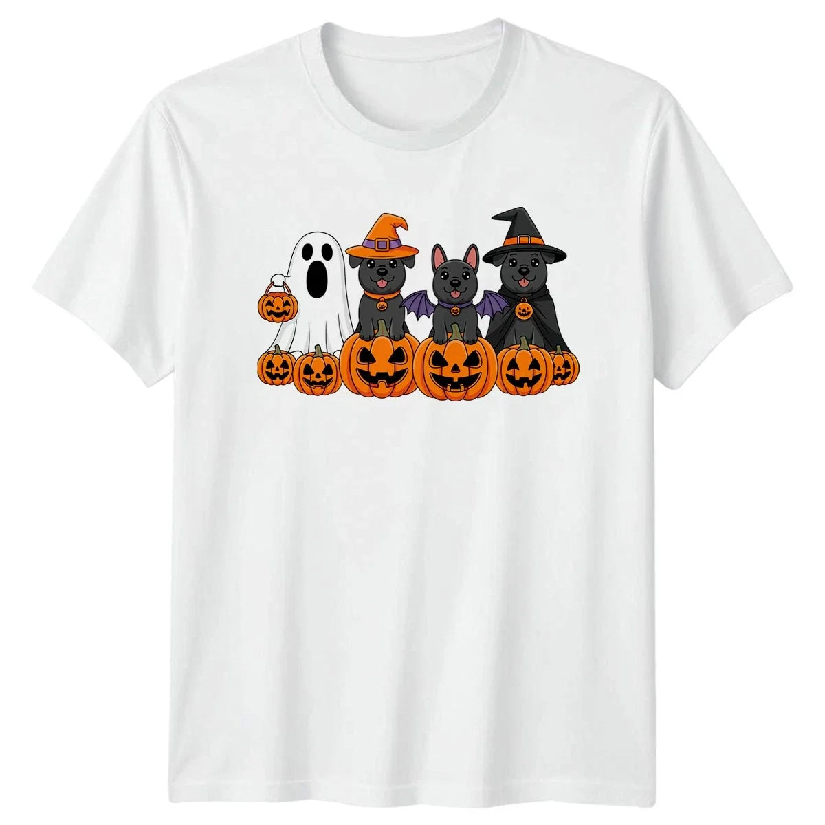 Cute Dog Squad Halloween T-Shirt Halloween Dog Halloween Gift For Him And Her Unisex T-shirt, Sweatshirt, Hoodie, Long Sleeve Tee - T-Shirt, Sweatshirt, Hoodie