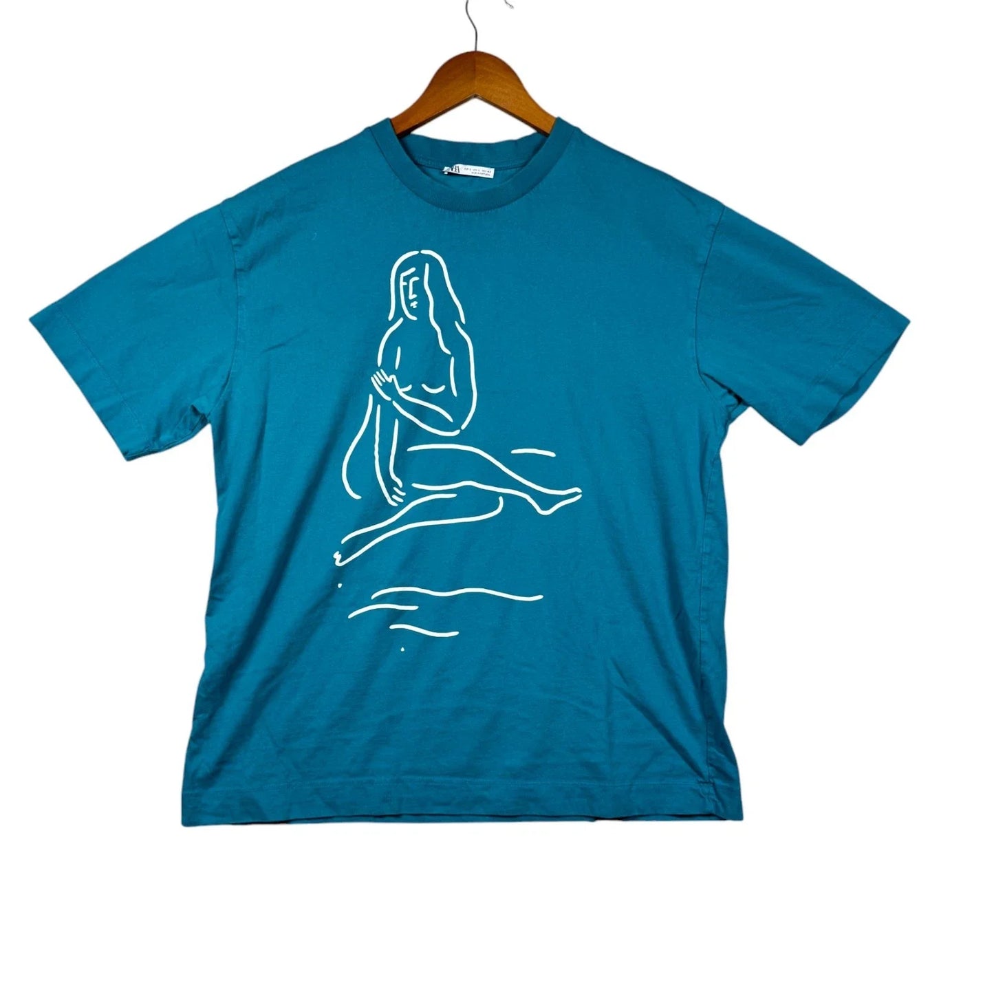 Zara Picture Art Be Careful What You Wish For Tee Mermaid Pop Art T Shirt Rare L Unisex T-shirt, Sweatshirt, Hoodie, Long Sleeve Tee - T-Shirt, Sweatshirt, Hoodie