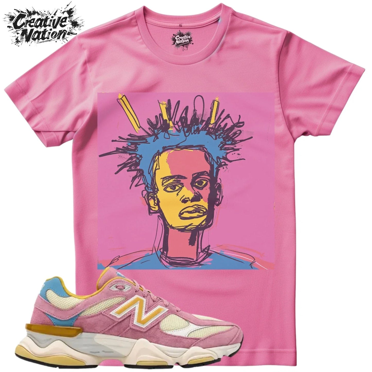 Shirt To Match New Balance 9060 Pink Taffy Calcium Unisex Tee Psychedelic Shirt Unisex T-shirt, Sweatshirt, Hoodie, Long Sleeve Tee - T-Shirt, Sweatshirt, Hoodie